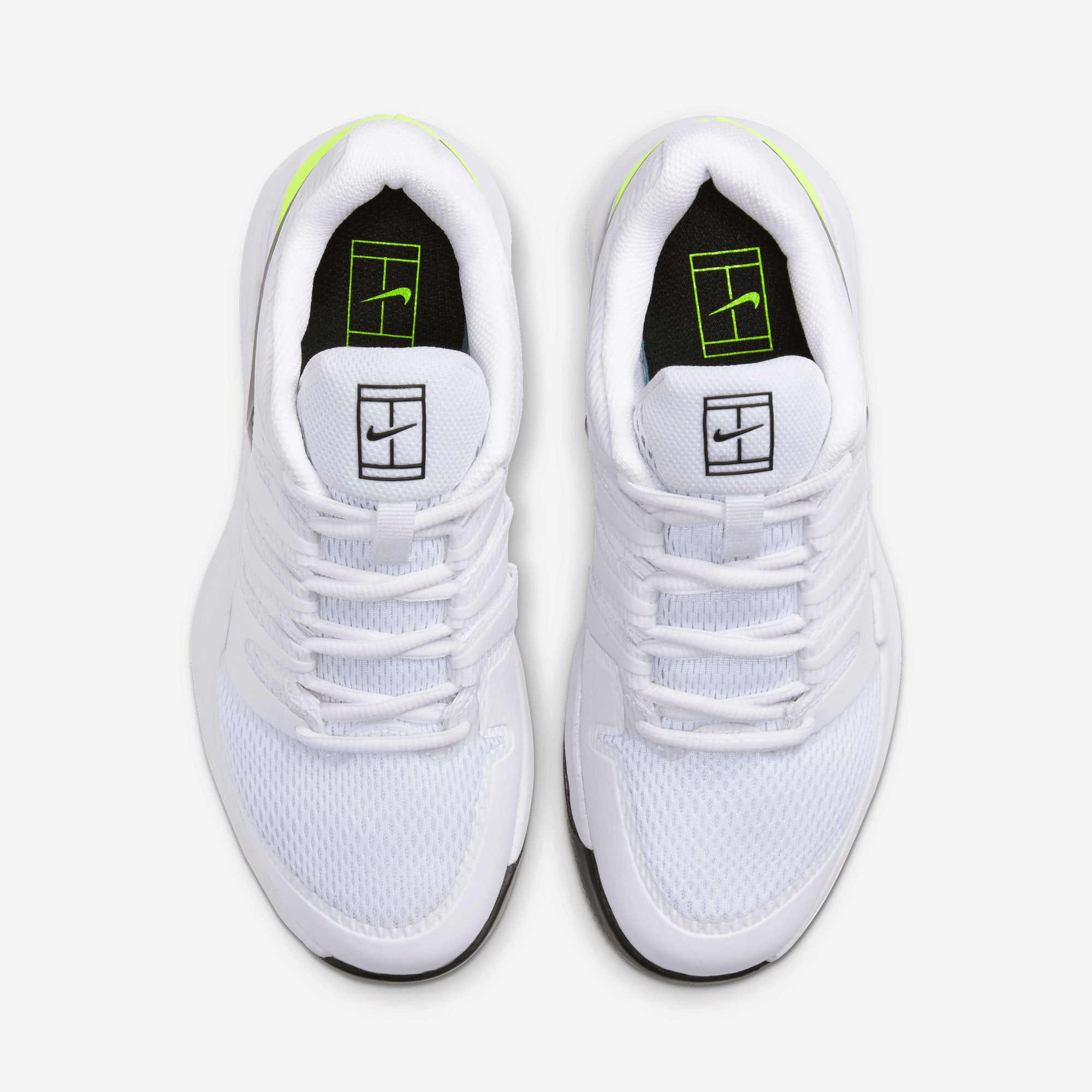 NikeCourt Vapor X Kids' Tennis Shoes - White (6)