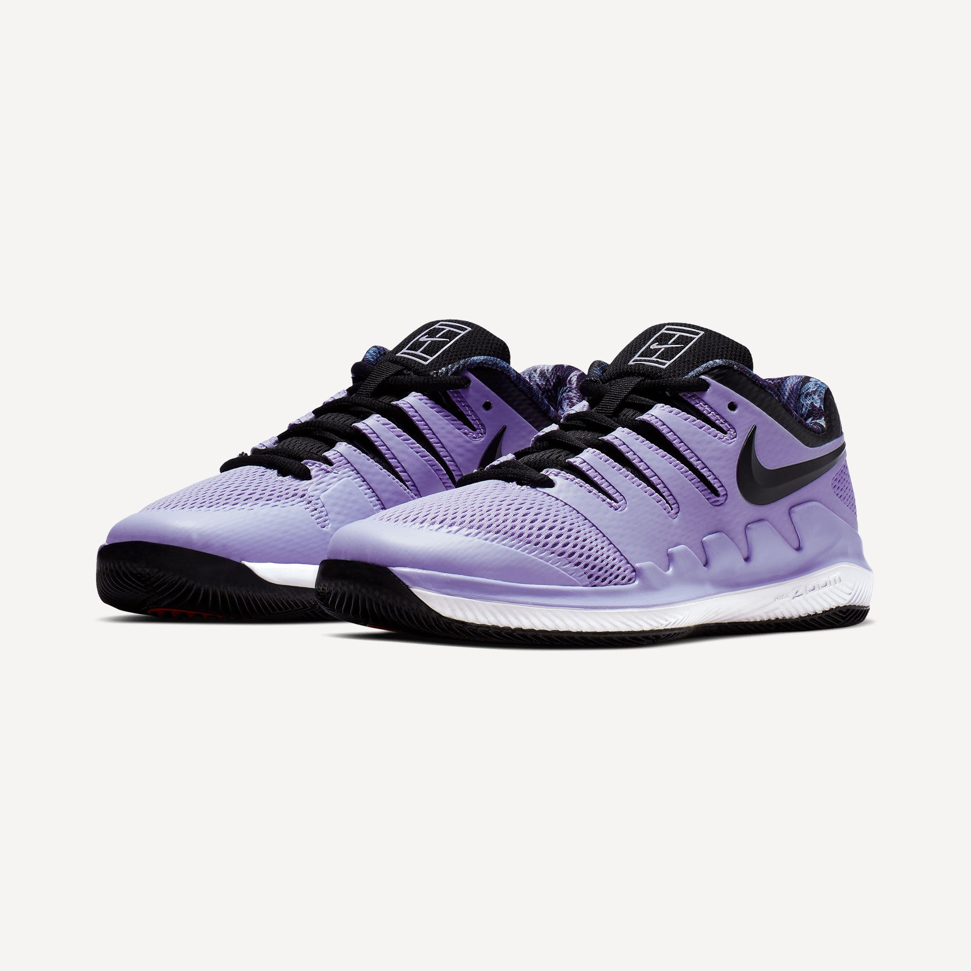 NikeCourt Vapor X Kids' Tennis Shoes - Purple (4)