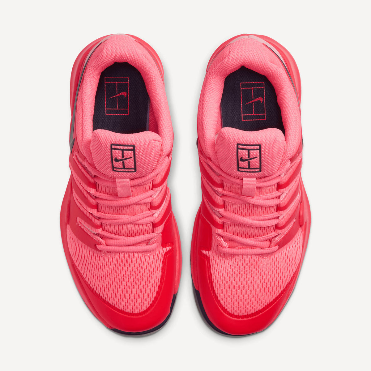 NikeCourt Vapor X Kids' Tennis Shoes - Red (6)