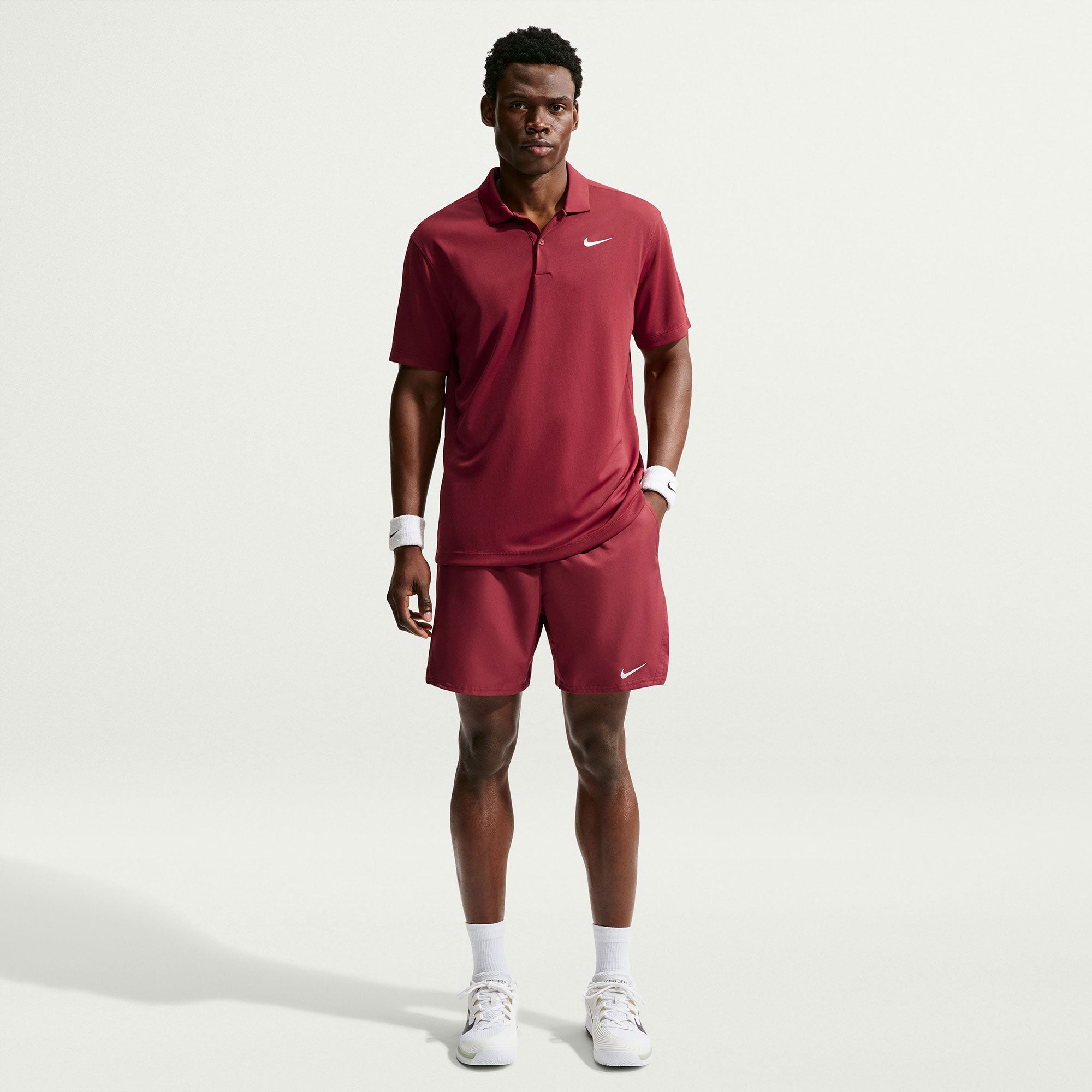 NikeCourt Victory Men's Dri-FIT 7-Inch Tennis Shorts - Red (1)