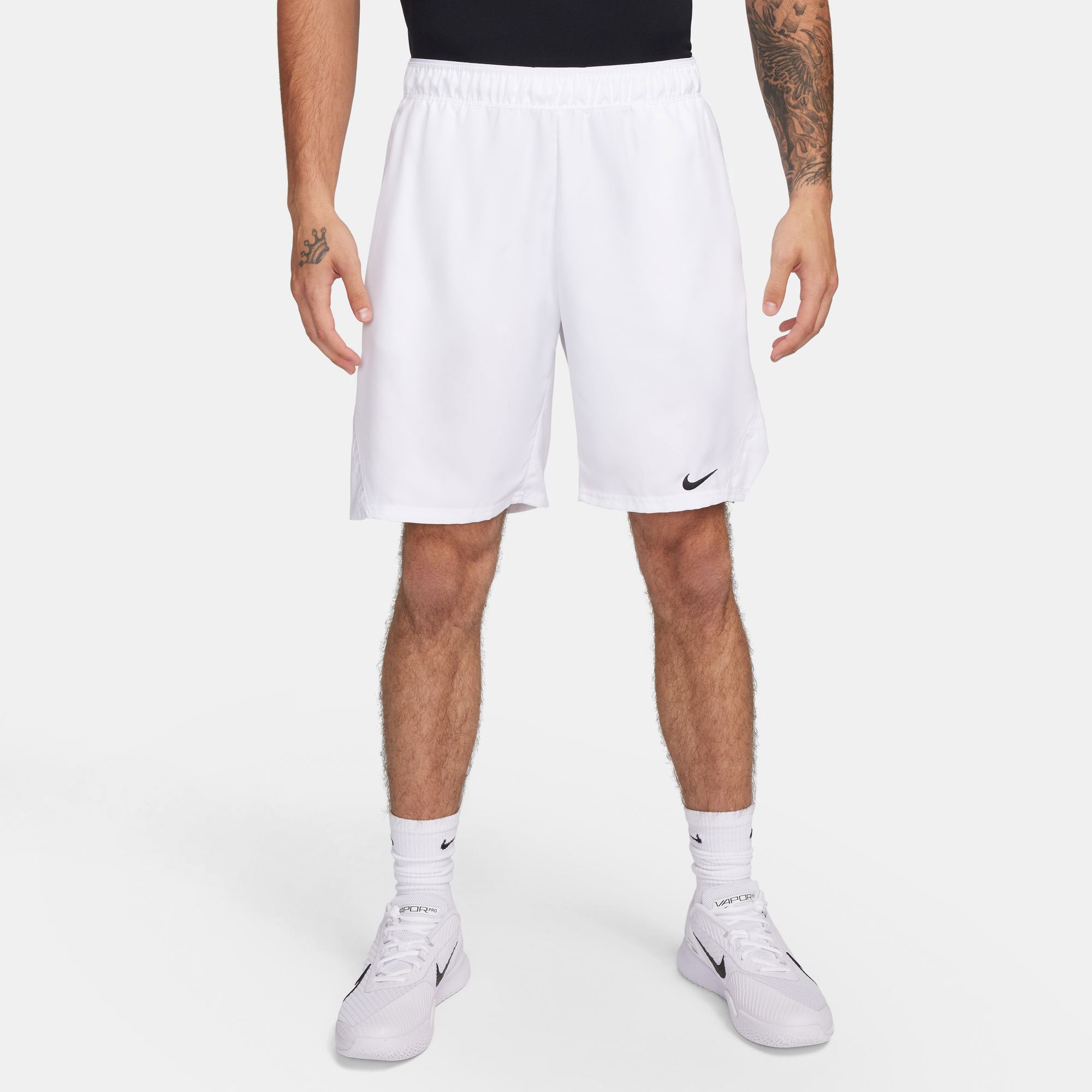 NikeCourt Victory Men's Dri-FIT 9-Inch Tennis Shorts - White (1)