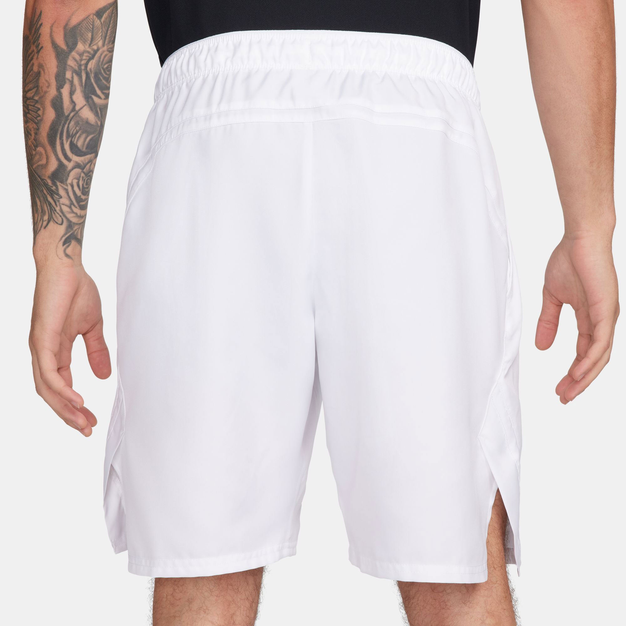 NikeCourt Victory Men's Dri-FIT 9-Inch Tennis Shorts - White (2)