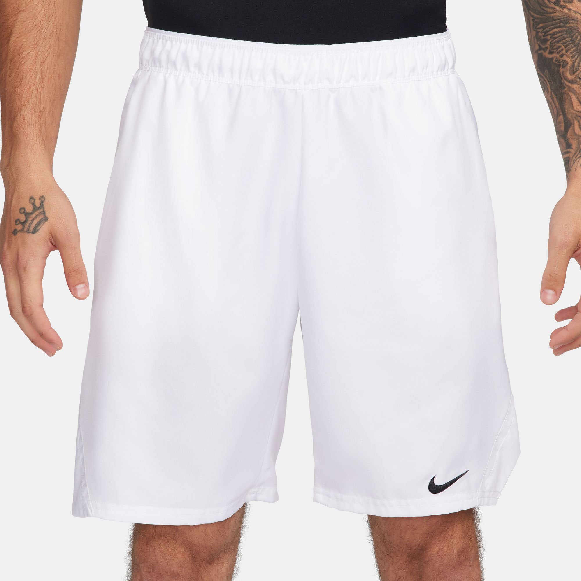 NikeCourt Victory Men's Dri-FIT 9-Inch Tennis Shorts - White (3)