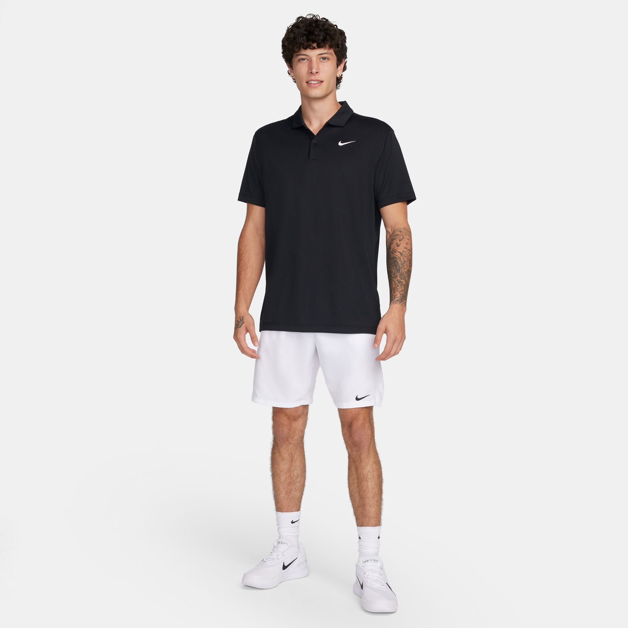 NikeCourt Victory Men's Dri-FIT 9-Inch Tennis Shorts - White (7)