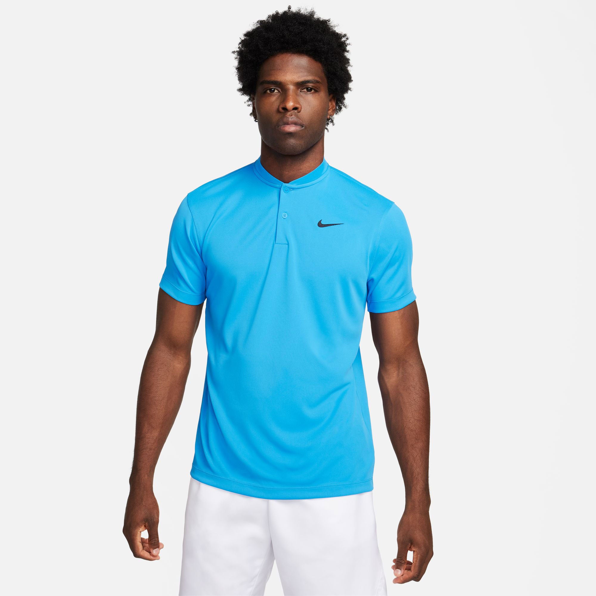 NikeCourt Victory Men's Dri-FIT Blade Tennis Polo - Blue (1)