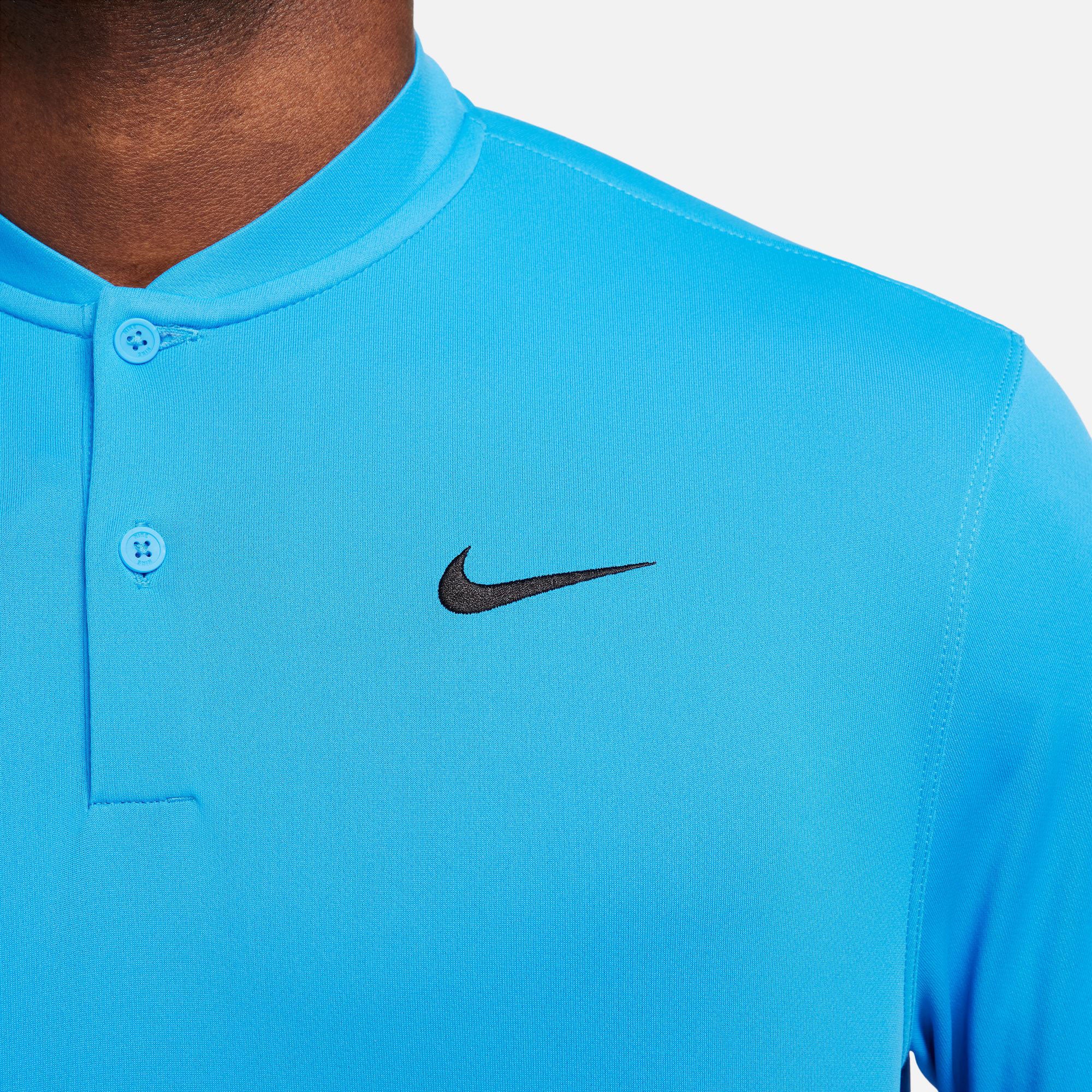 NikeCourt Victory Men's Dri-FIT Blade Tennis Polo - Blue (4)