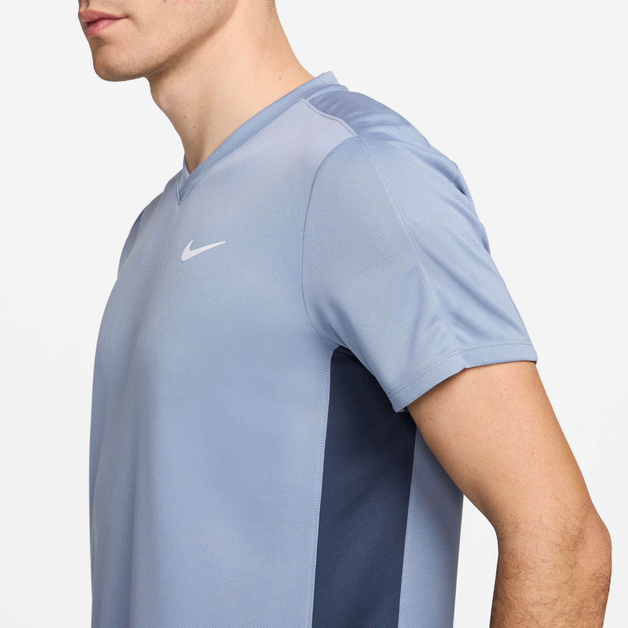 NikeCourt Victory Men's Dri-FIT Tennis Shirt - Blue (4)