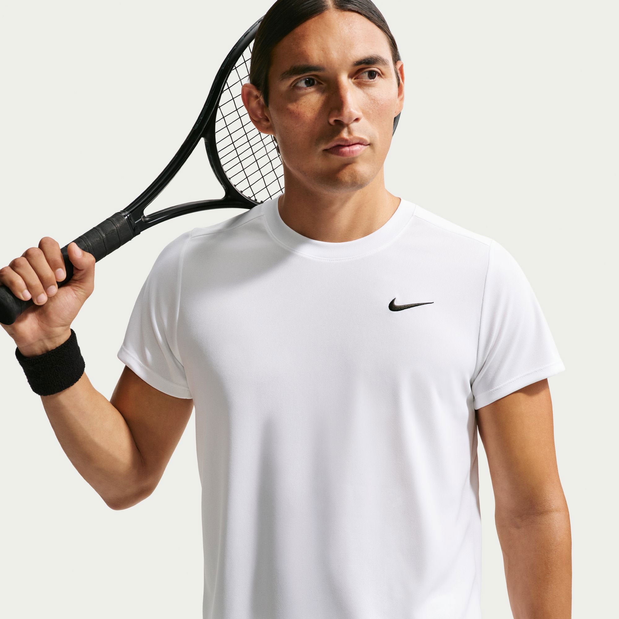 NikeCourt Victory Men's Dri-FIT Tennis Shirt - White (1)