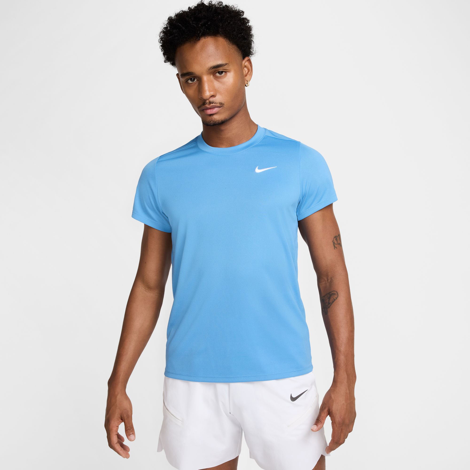 NikeCourt Victory Men's Dri-FIT Tennis Shirt - Blue (1)