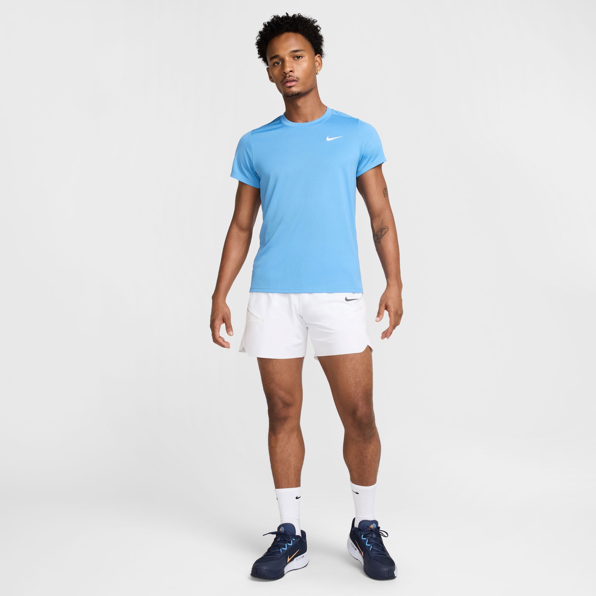 NikeCourt Victory Men's Dri-FIT Tennis Shirt - Blue (5)