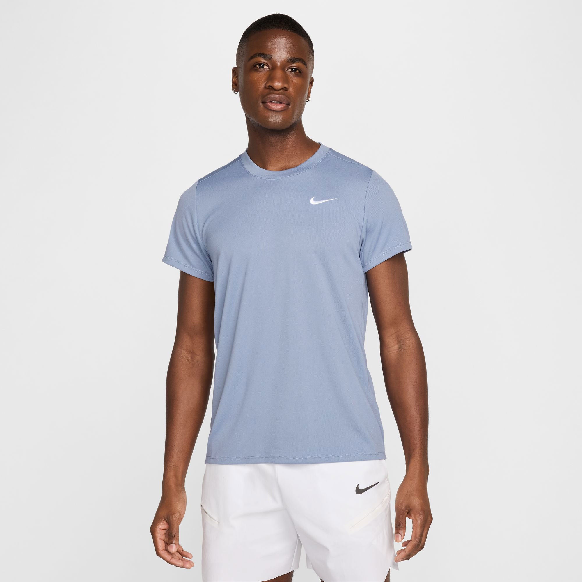 NikeCourt Victory Men's Dri-FIT Tennis Shirt - Blue (1)