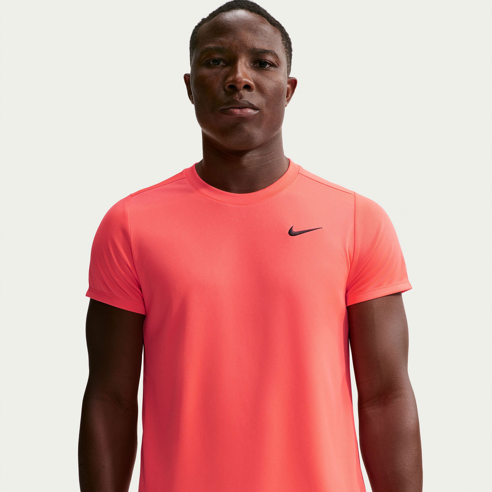NikeCourt Victory Men's Dri-FIT Tennis Shirt - Red | Tennis Only