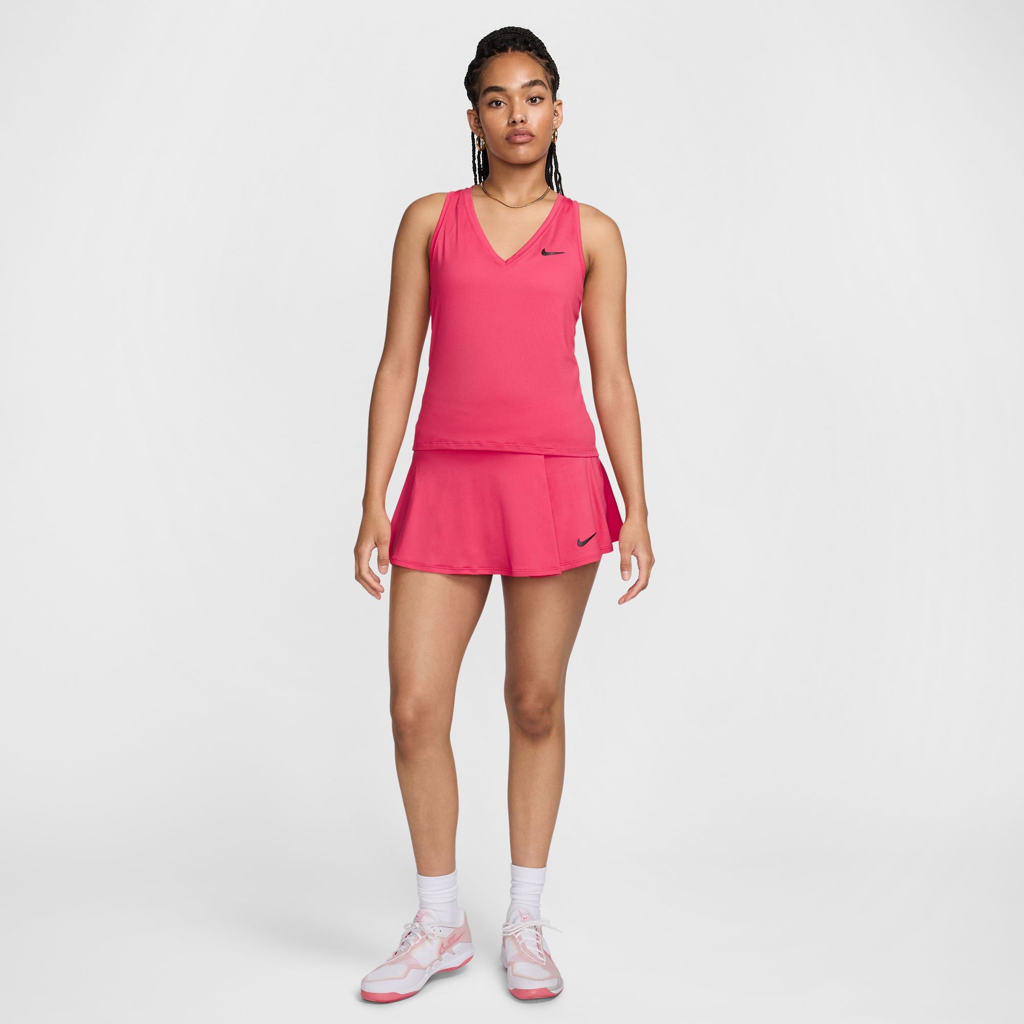 NikeCourt Victory Women's Dri-FIT Flouncy Tennis Skirt - Pink (5)