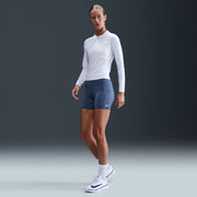 NikeCourt Women's Dri-FIT High-Waisted Tennis Shorts - Blue (1)