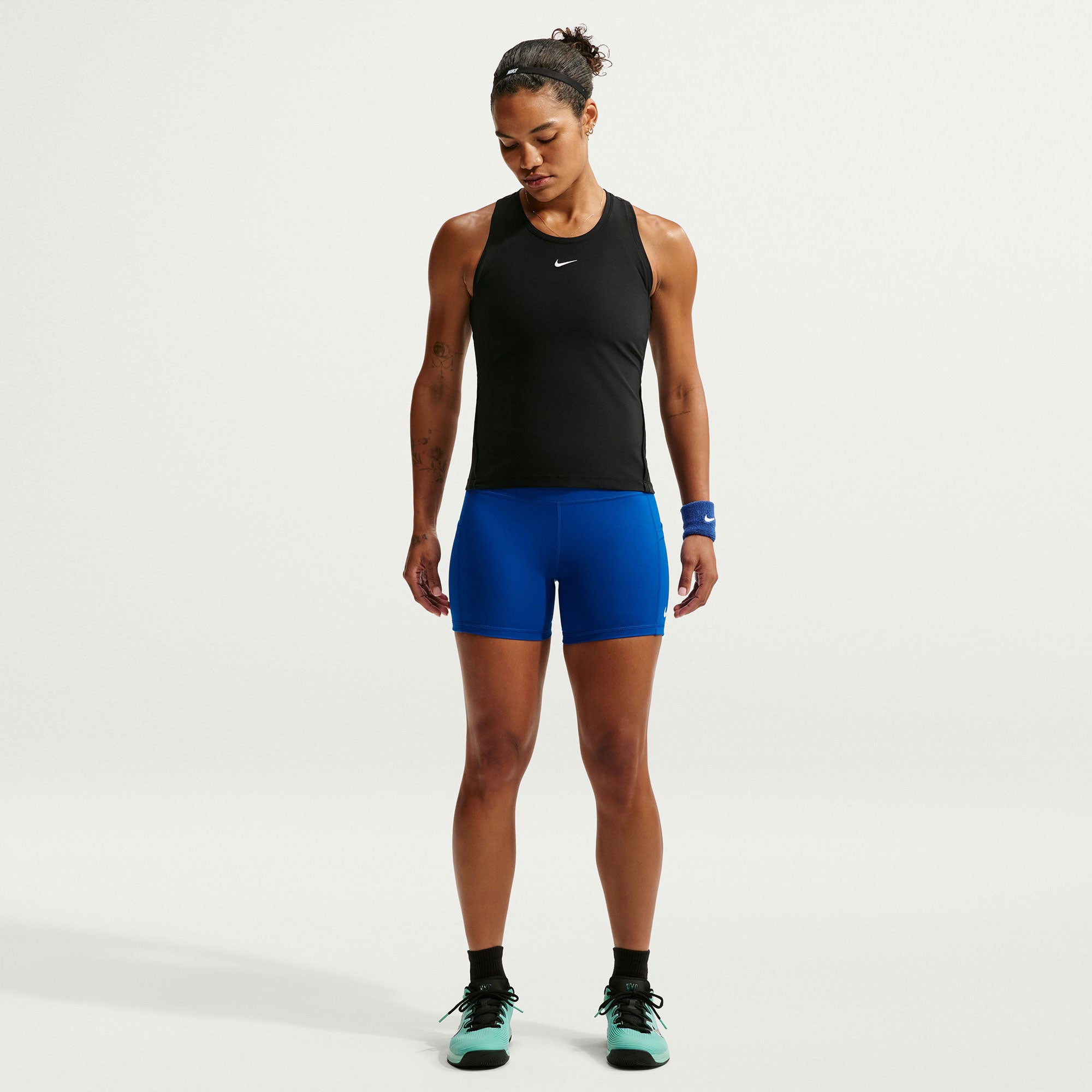 NikeCourt Women's Dri-FIT Tennis Shorts with Pockets - Blue (1)