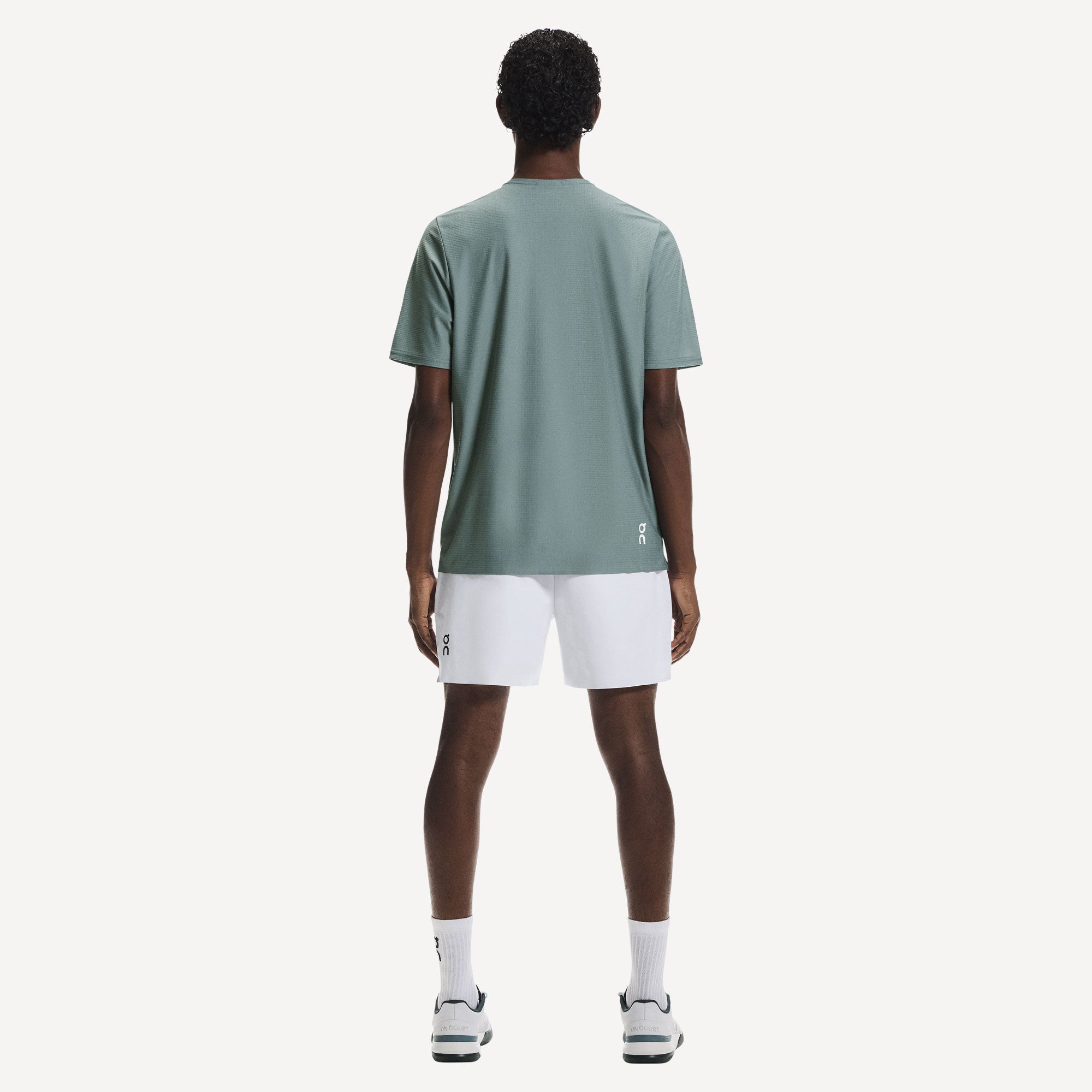 On Court Men's 5-Inch Tennis Shorts - White | Tennis Only