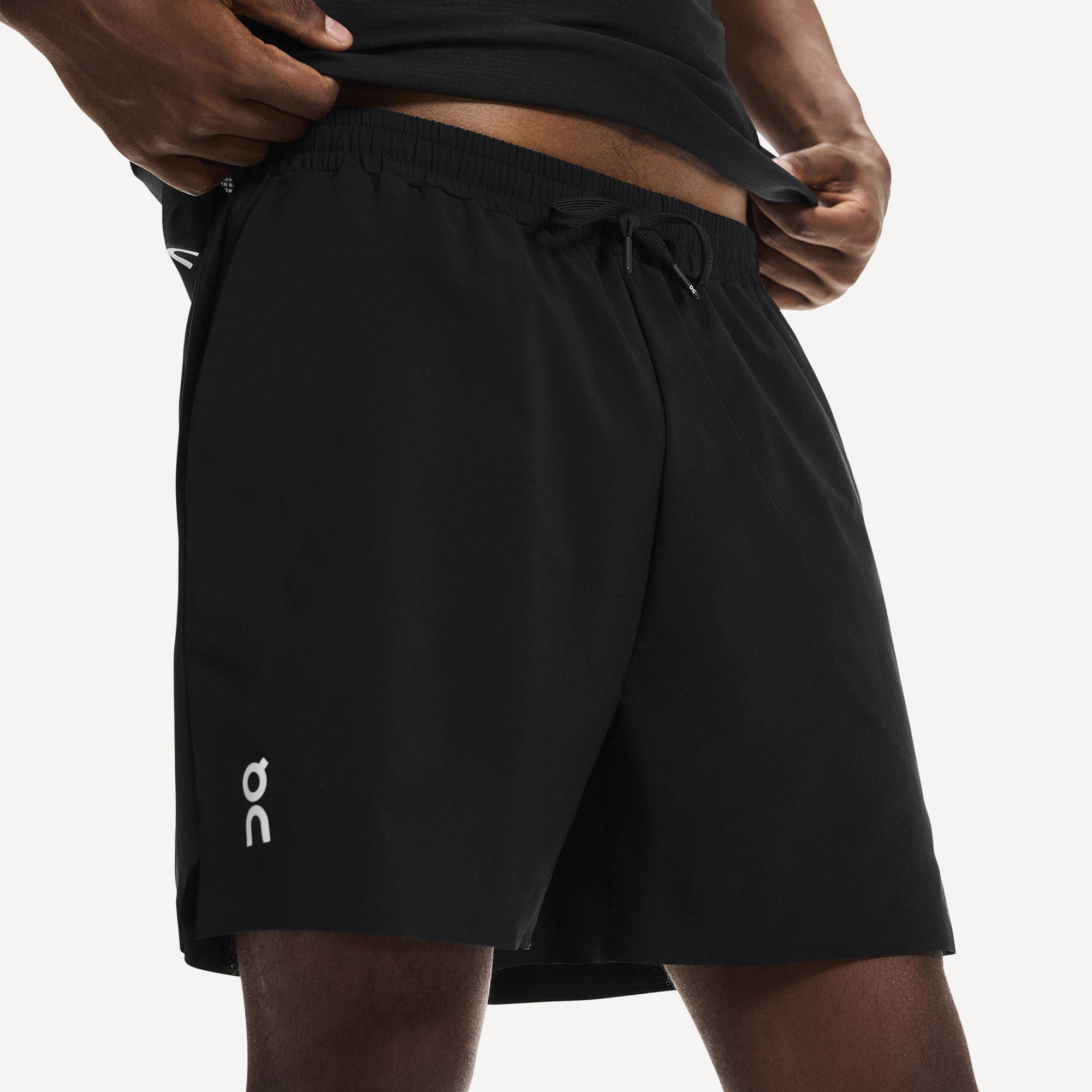 On Court Men's 5-Inch Tennis Shorts - Black | Tennis Only
