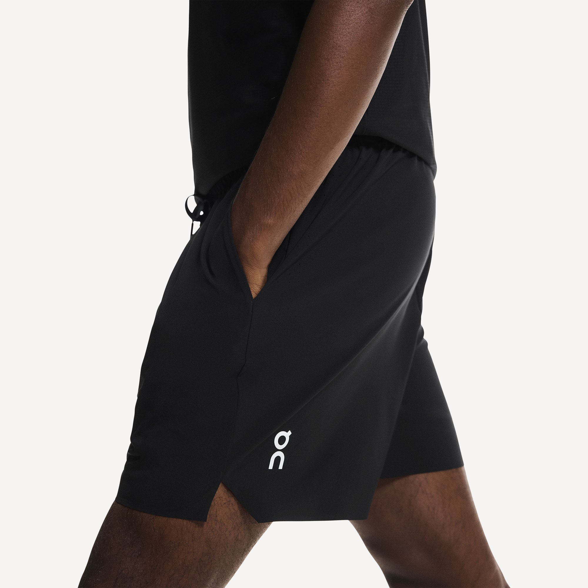 On Court Men's 5-Inch Tennis Shorts - Black | Tennis Only