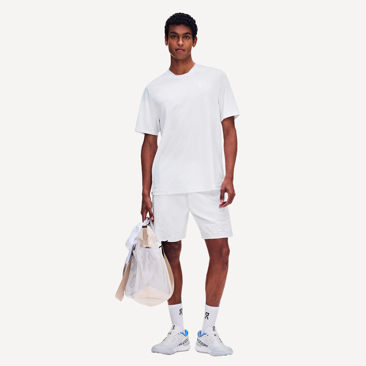 On Court Men's 7-Inch London Tennis Shorts - White (1)