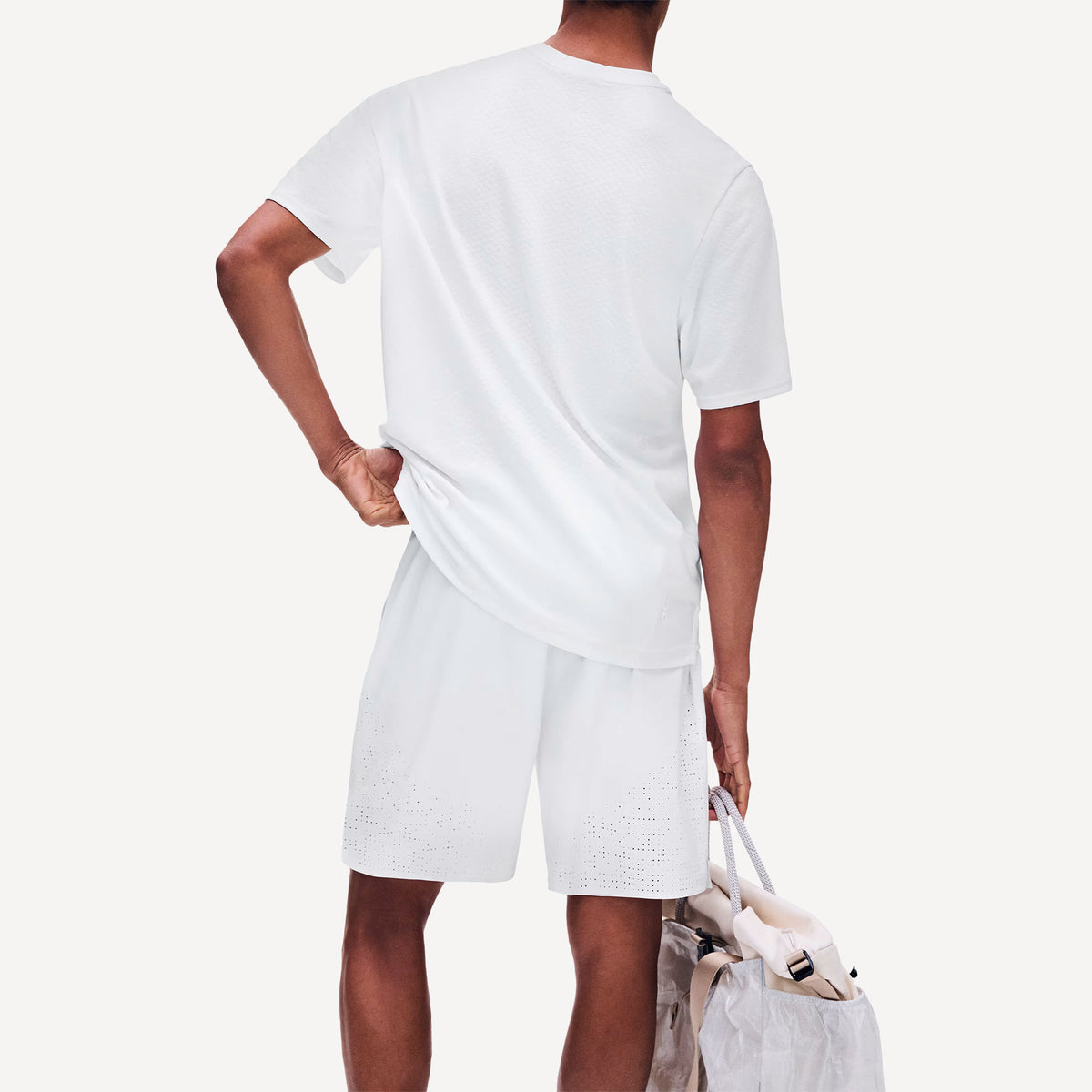 On Court Men's 7-Inch London Tennis Shorts - White (7)