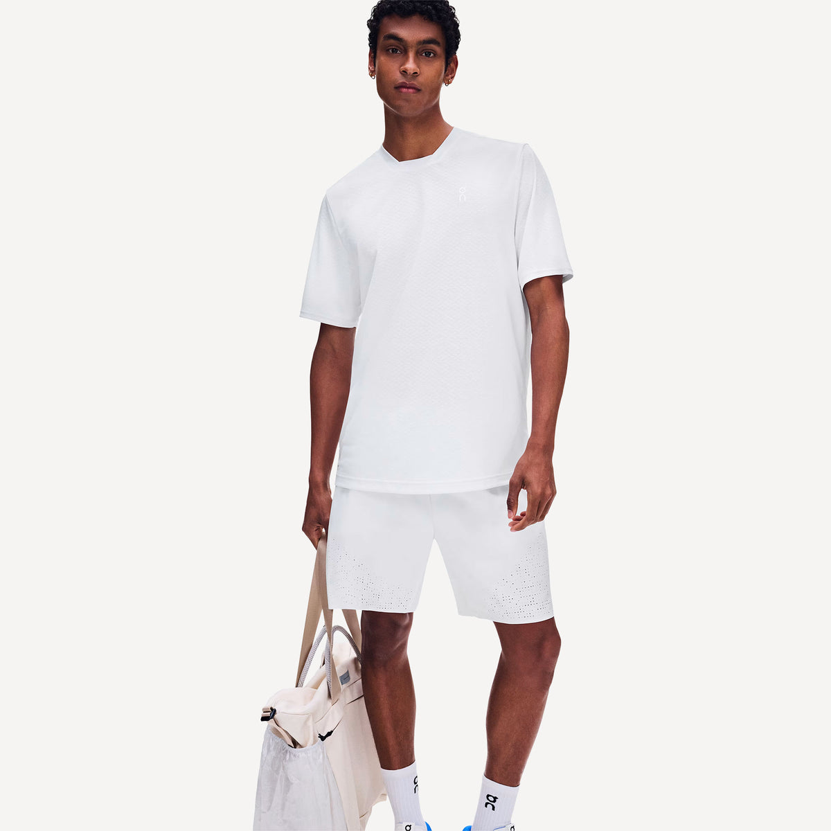 On Court Men's 7-Inch London Tennis Shorts - White (8)