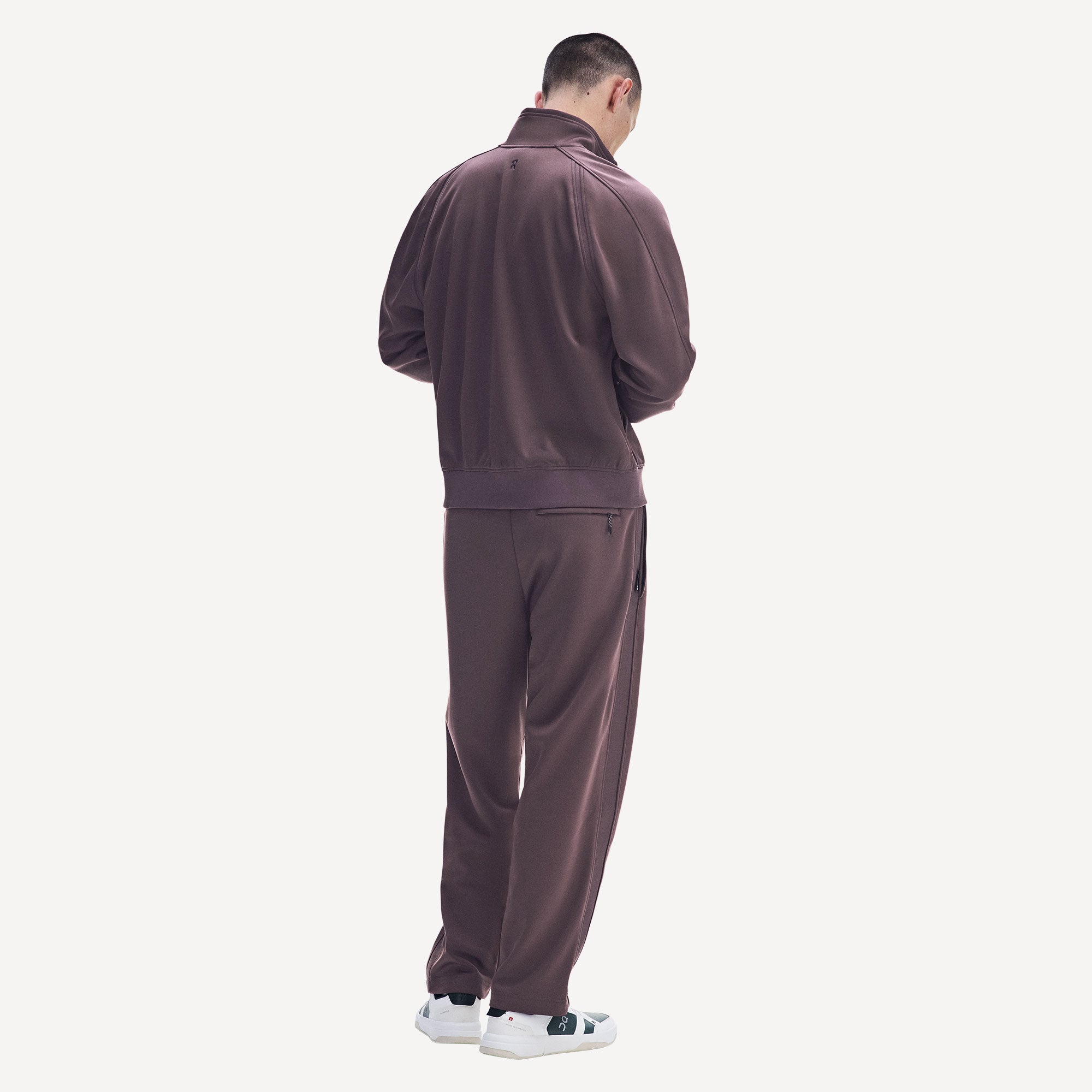 On Courtside Men's Full-Zip Tennis Jacket - Purple (4)