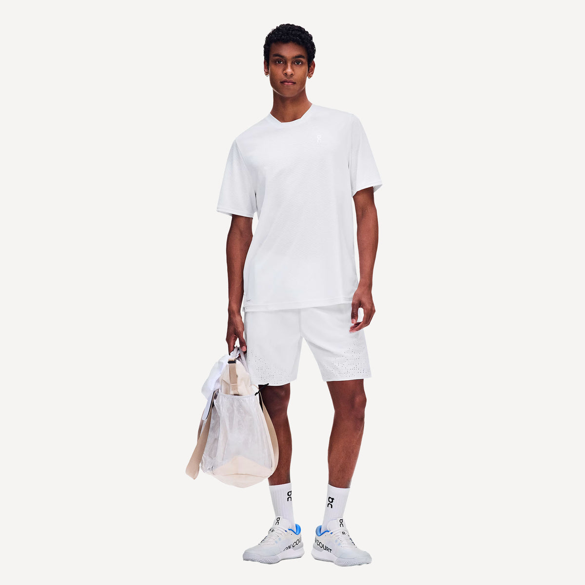 On Court Men's Edit London Tennis Shirt - White (2)