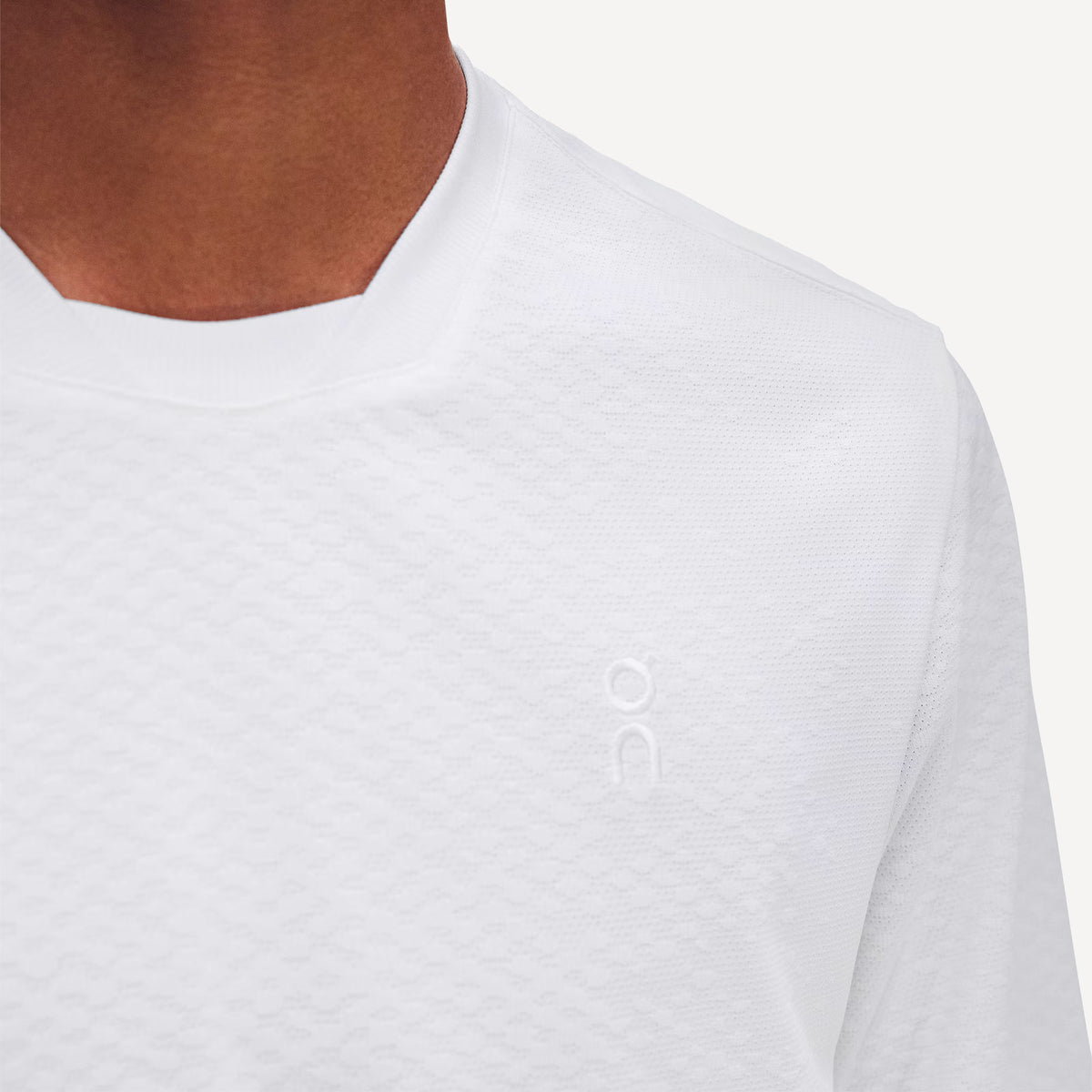 On Court Men's Edit London Tennis Shirt - White (7)