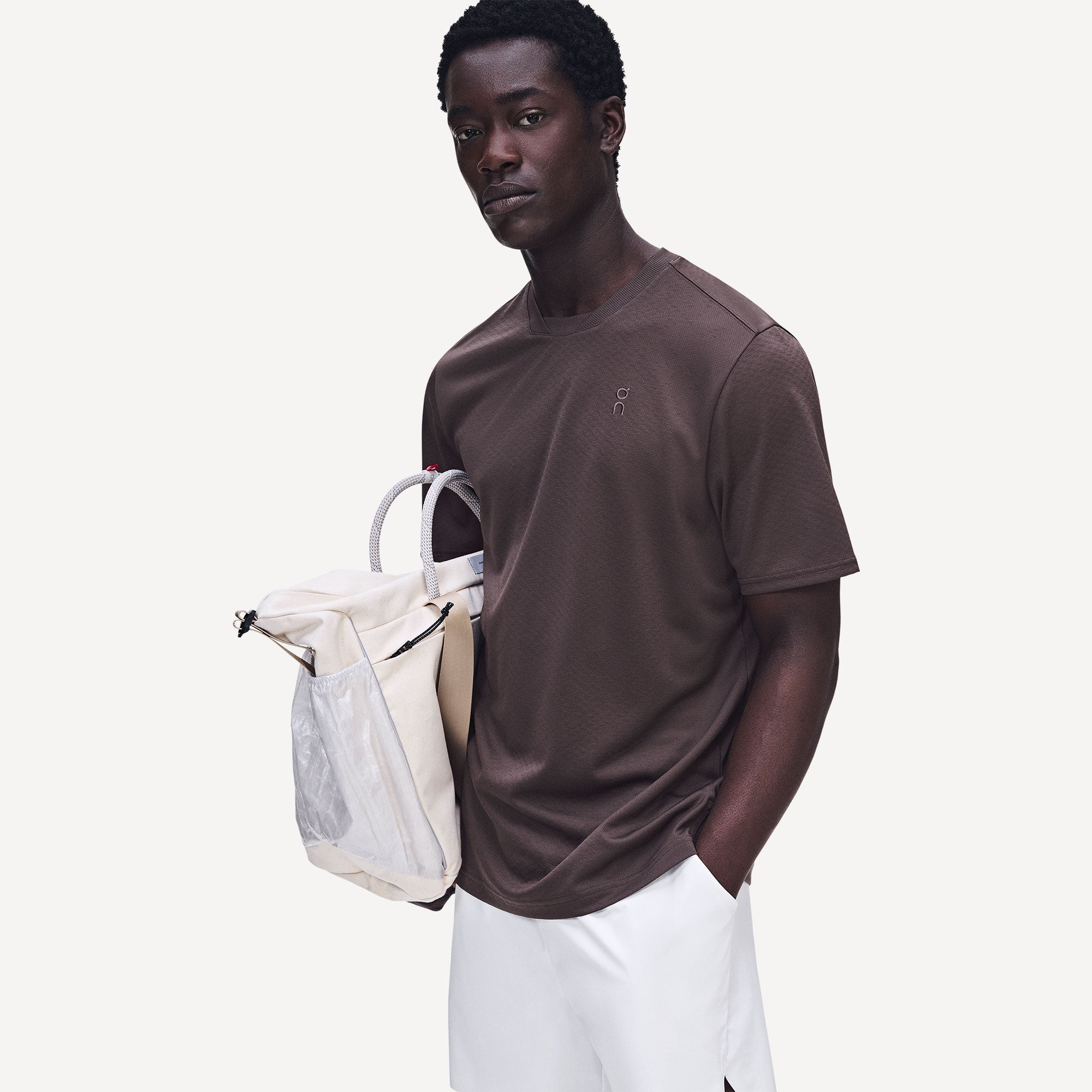 On Court Men's Edit Tennis Shirt - Purple (3)