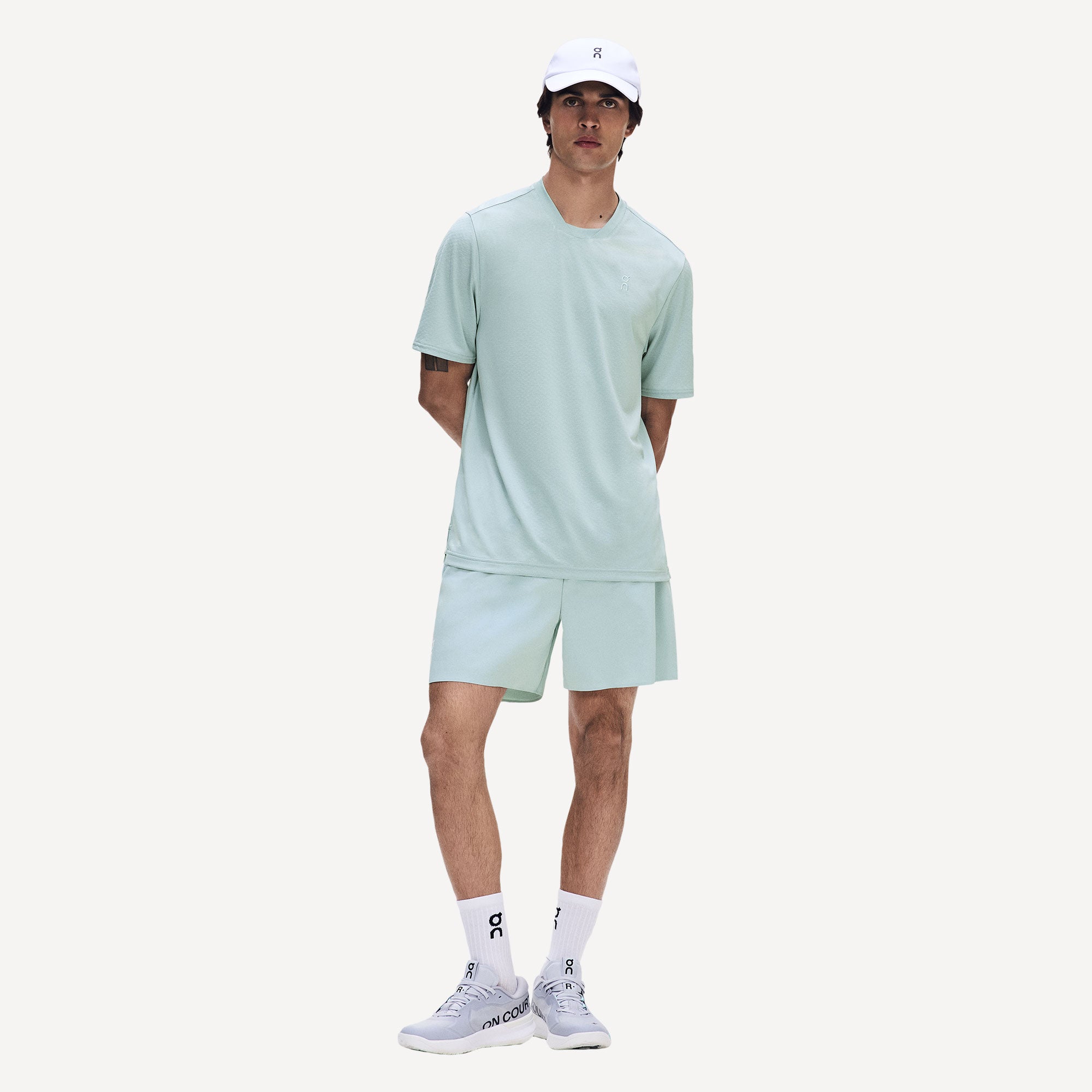 On Court Men's Edit Tennis Shirt - Blue (2)