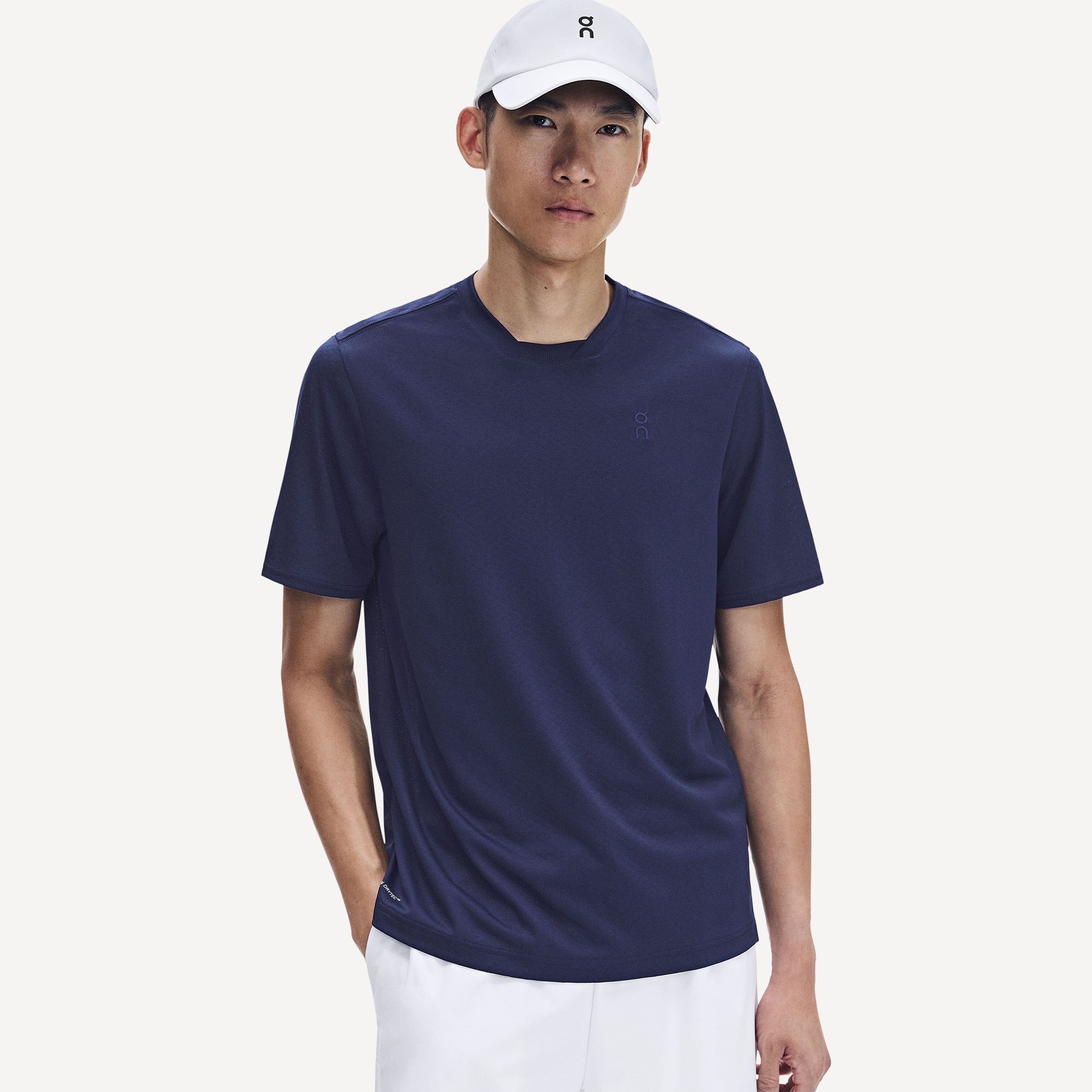 On Court Men's Edit Tennis Shirt - Dark Blue (3)