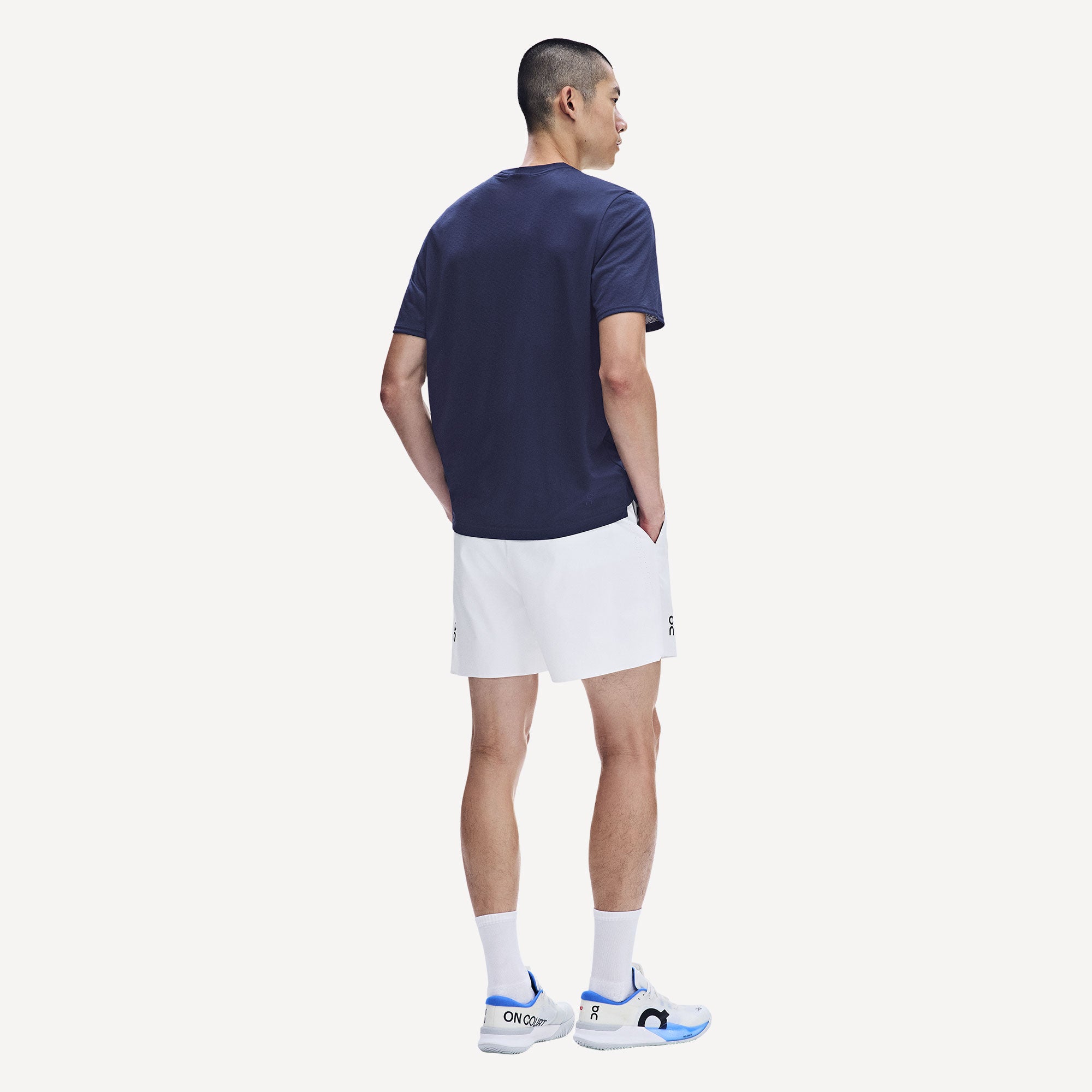 On Court Men's Edit Tennis Shirt - Dark Blue (4)