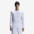 On Court Men's Long Sleeve Tennis Shirt - White (1)