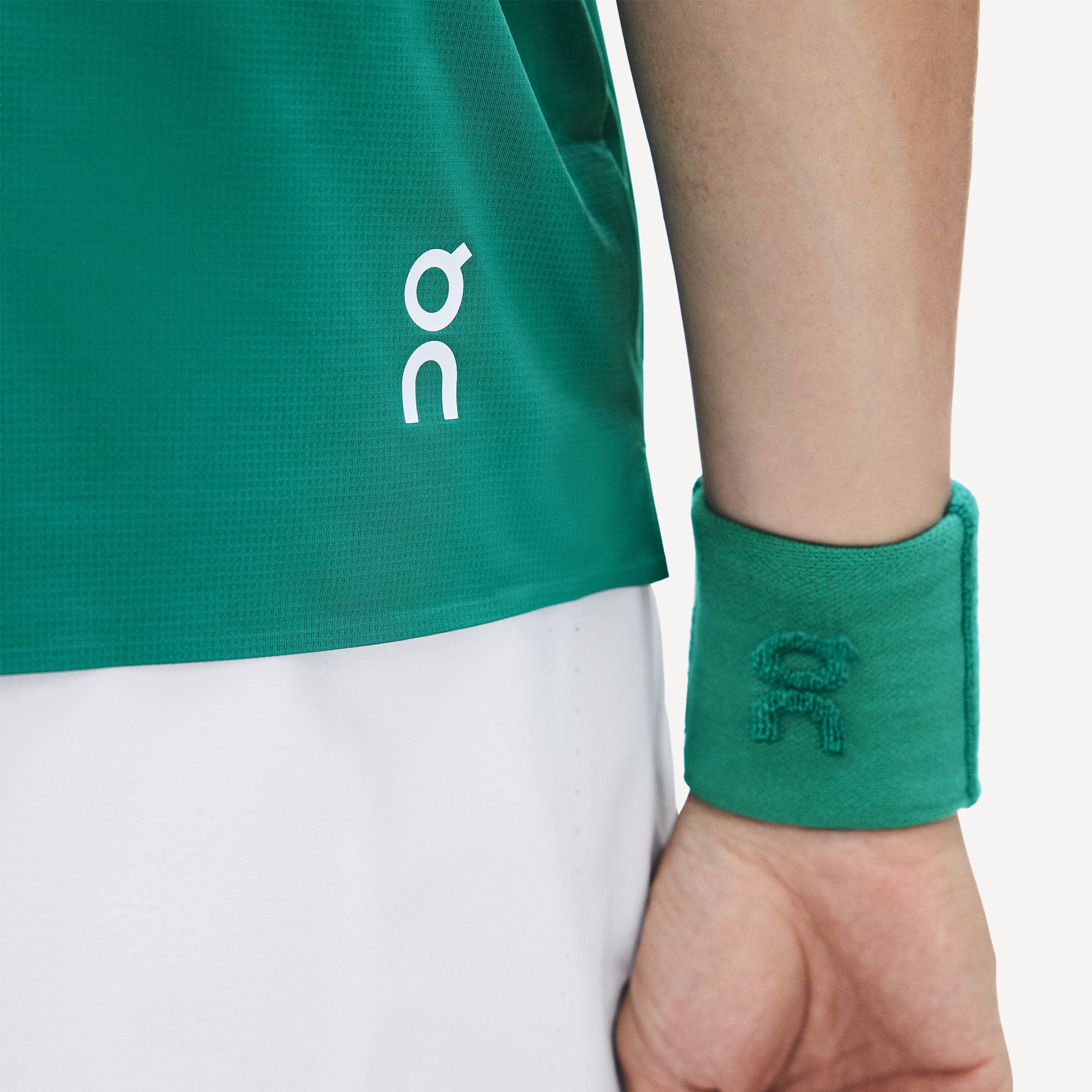 On Court Men's Tennis Polo - Green (5)