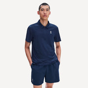 On Court Men's Tennis Polo - Dark Blue (1)