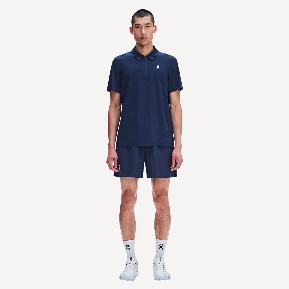 On Court Men's Tennis Polo - Dark Blue (2)