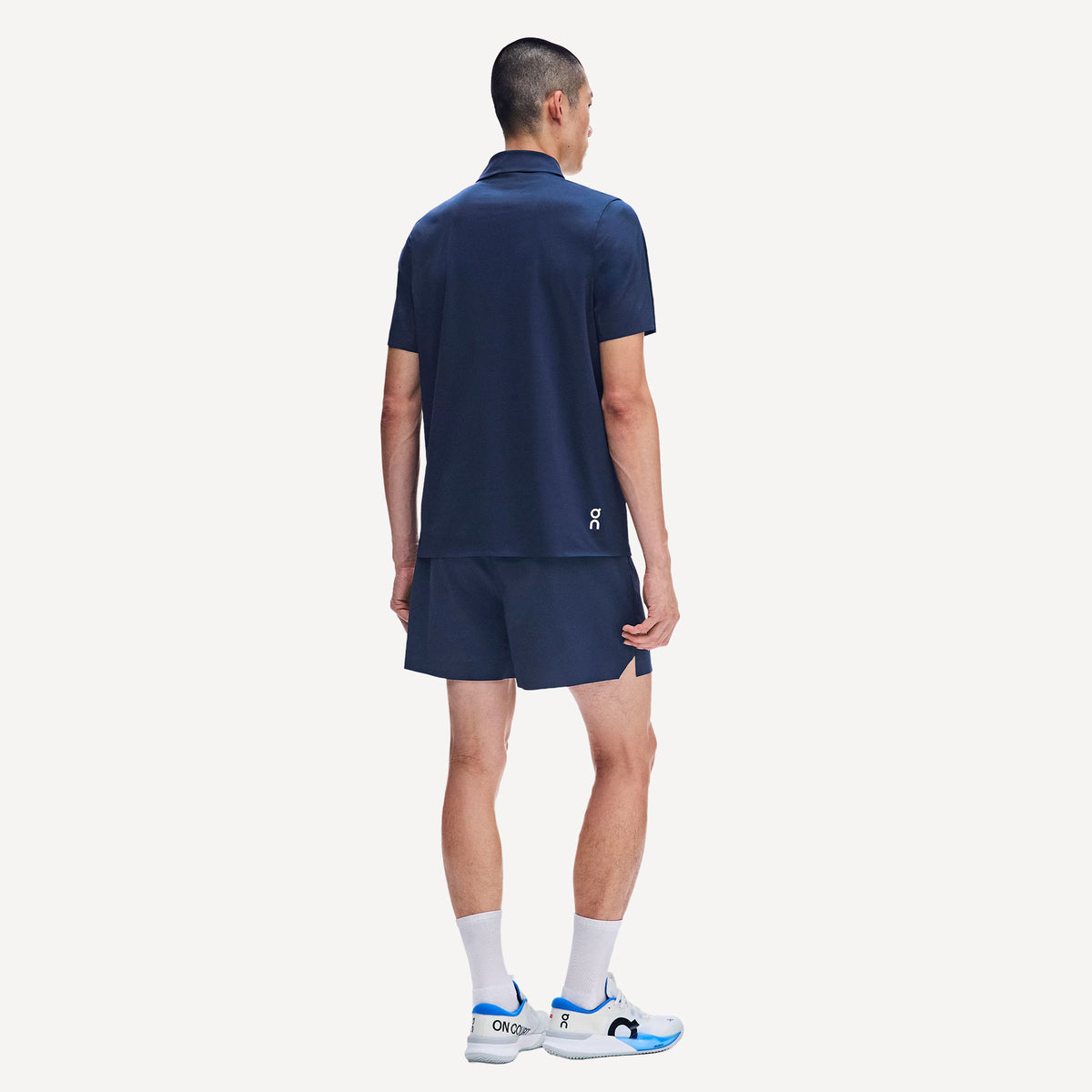 On Court Men's Tennis Polo - Dark Blue (3)