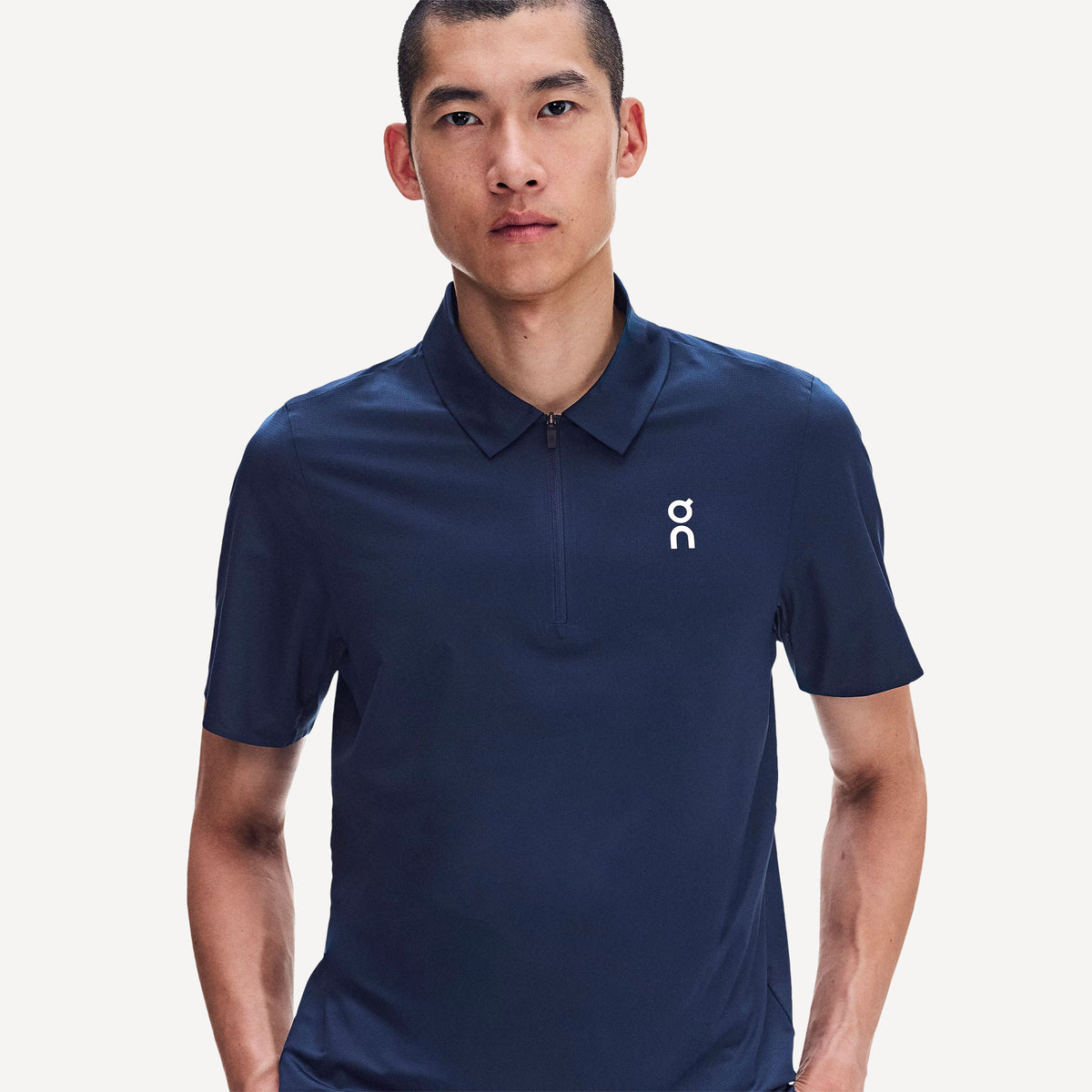 On Court Men's Tennis Polo - Dark Blue (4)