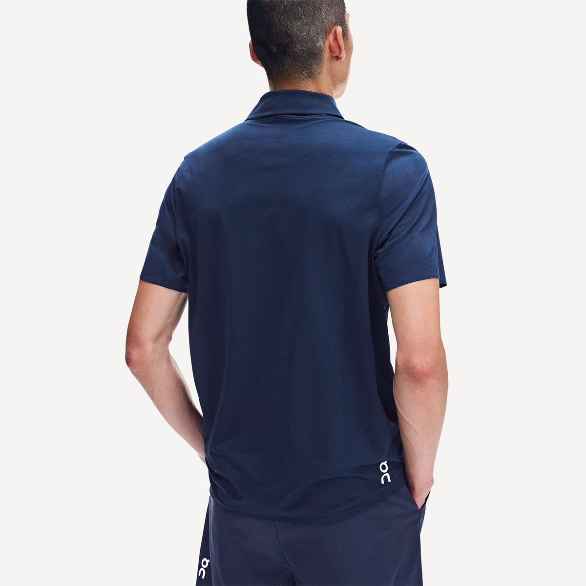 On Court Men's Tennis Polo - Dark Blue (6)
