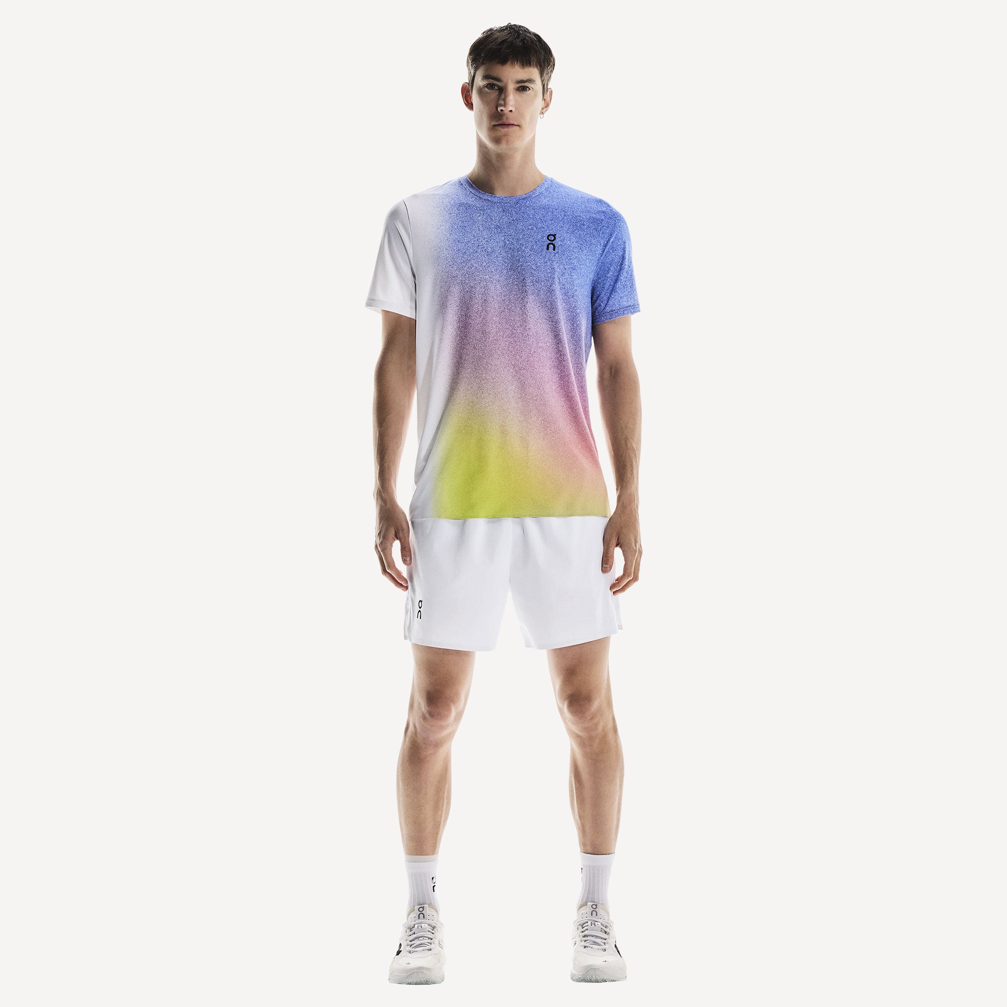 On Court Men's Tennis Shirt - White (5)