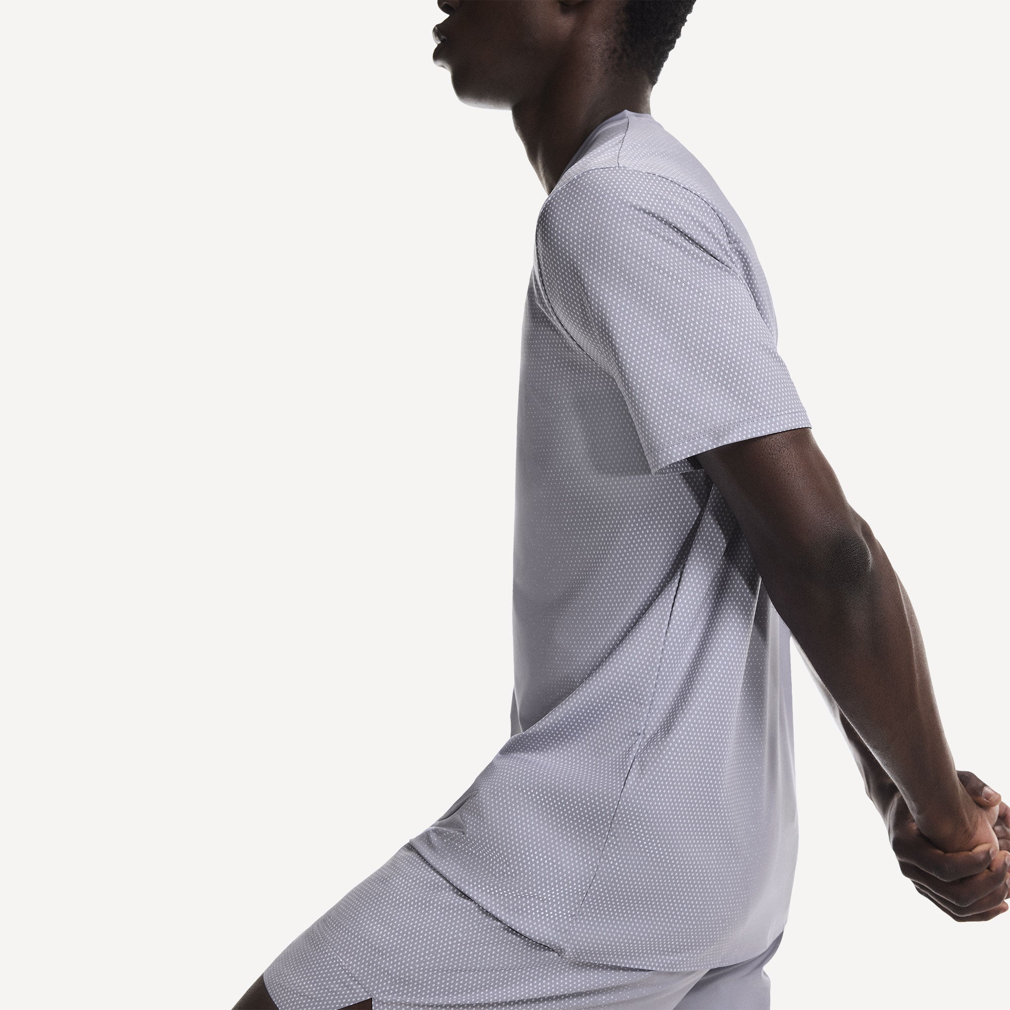 On Court Men's Tennis Shirt - Lilac (4)