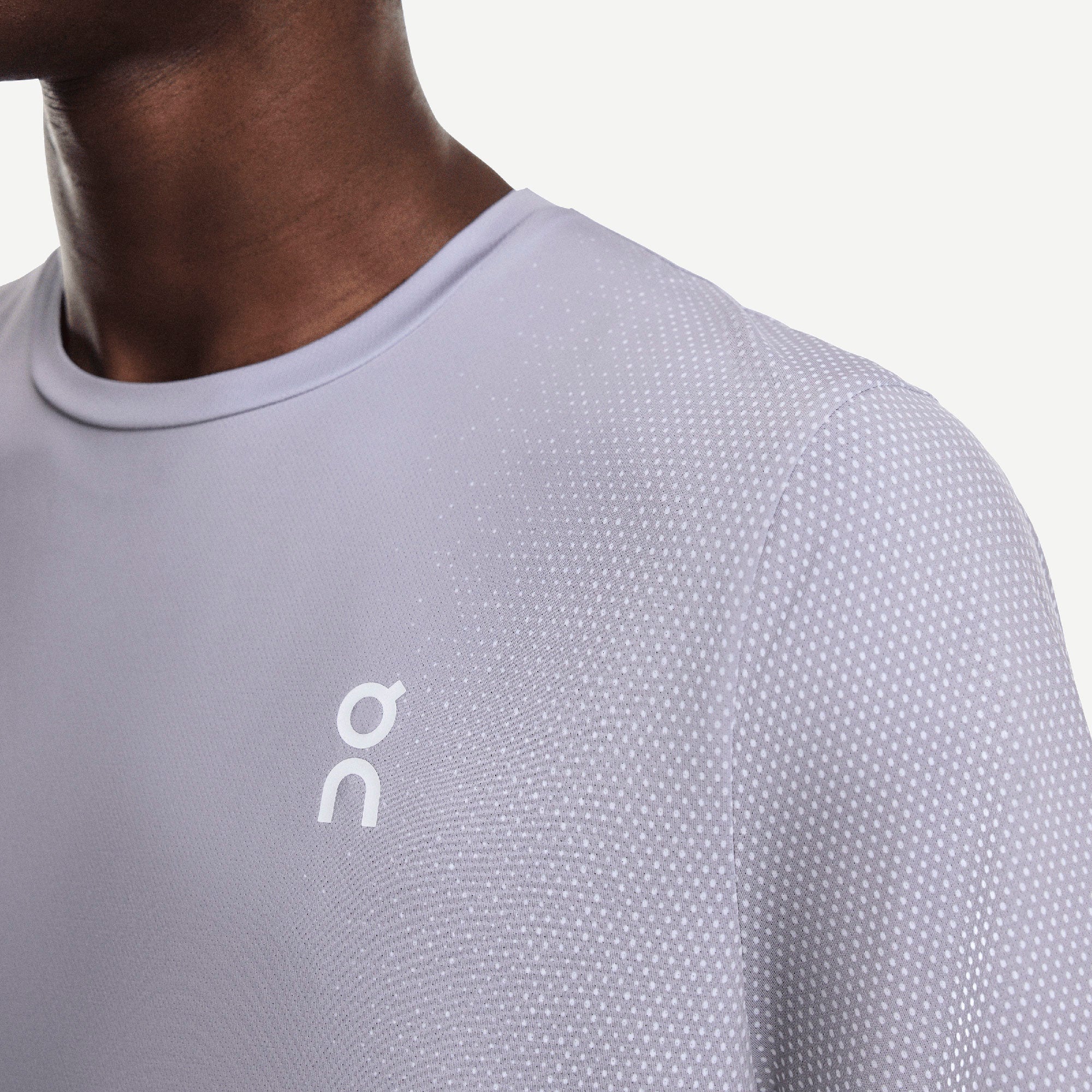 On Court Men's Tennis Shirt - Lilac (5)