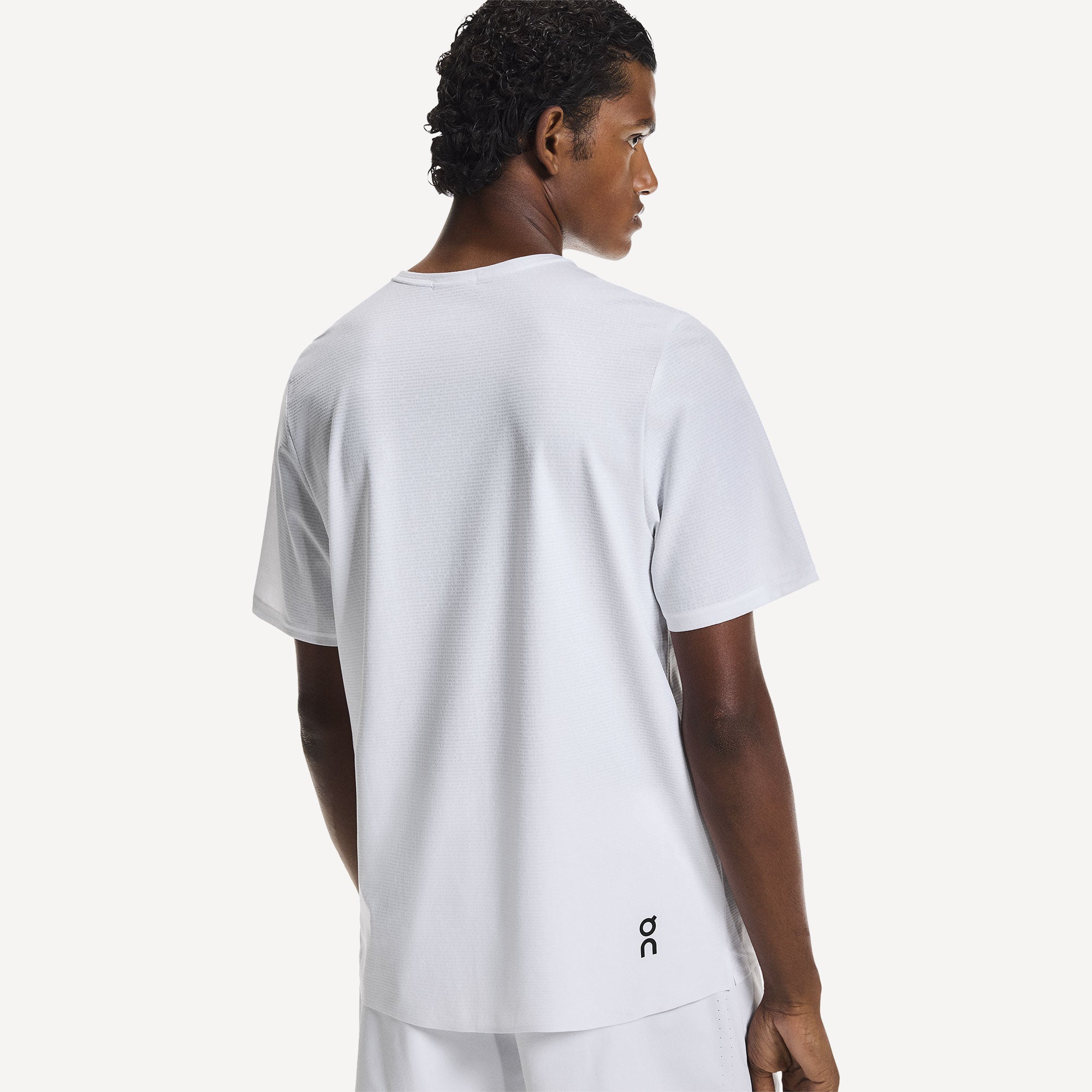On Court Men's Tennis Shirt - White (2)