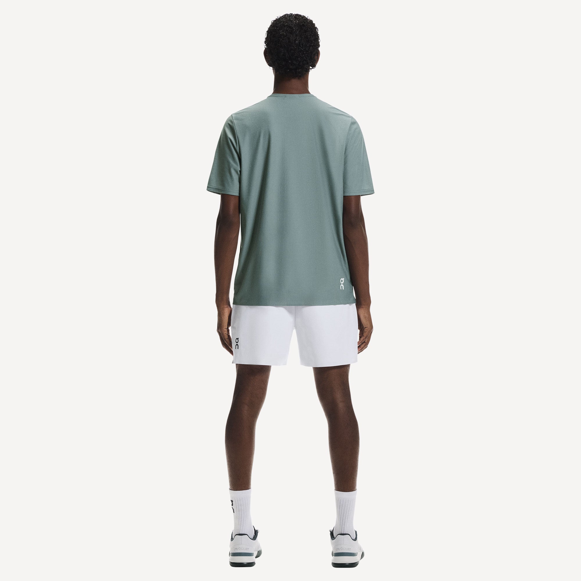 On Court Men's Tennis Shirt - Green (6)