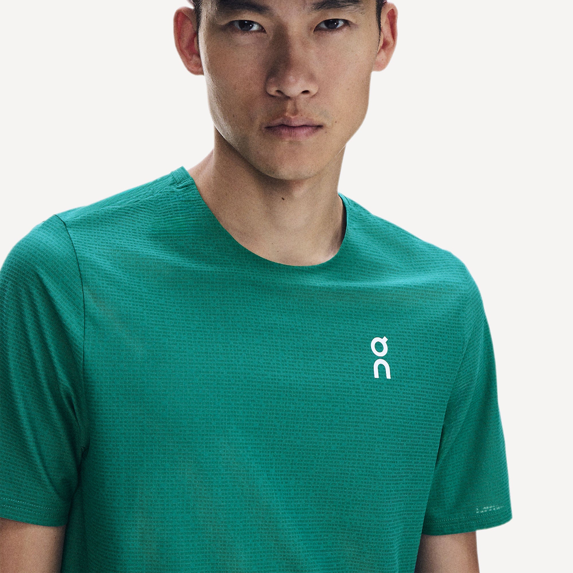 On Court Men's Tennis Shirt - Green (3)