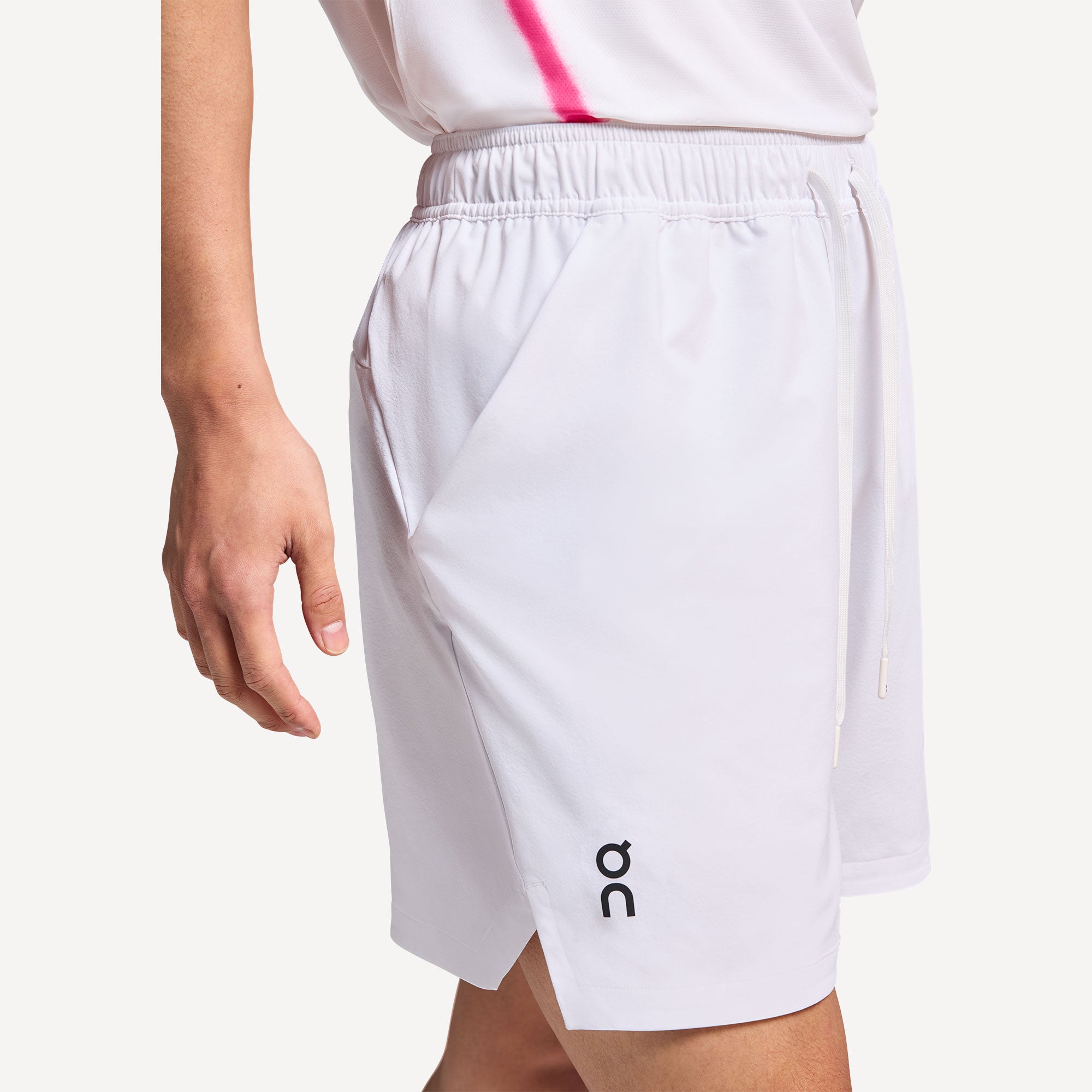 On Court Men's Tennis Shorts - White (3)