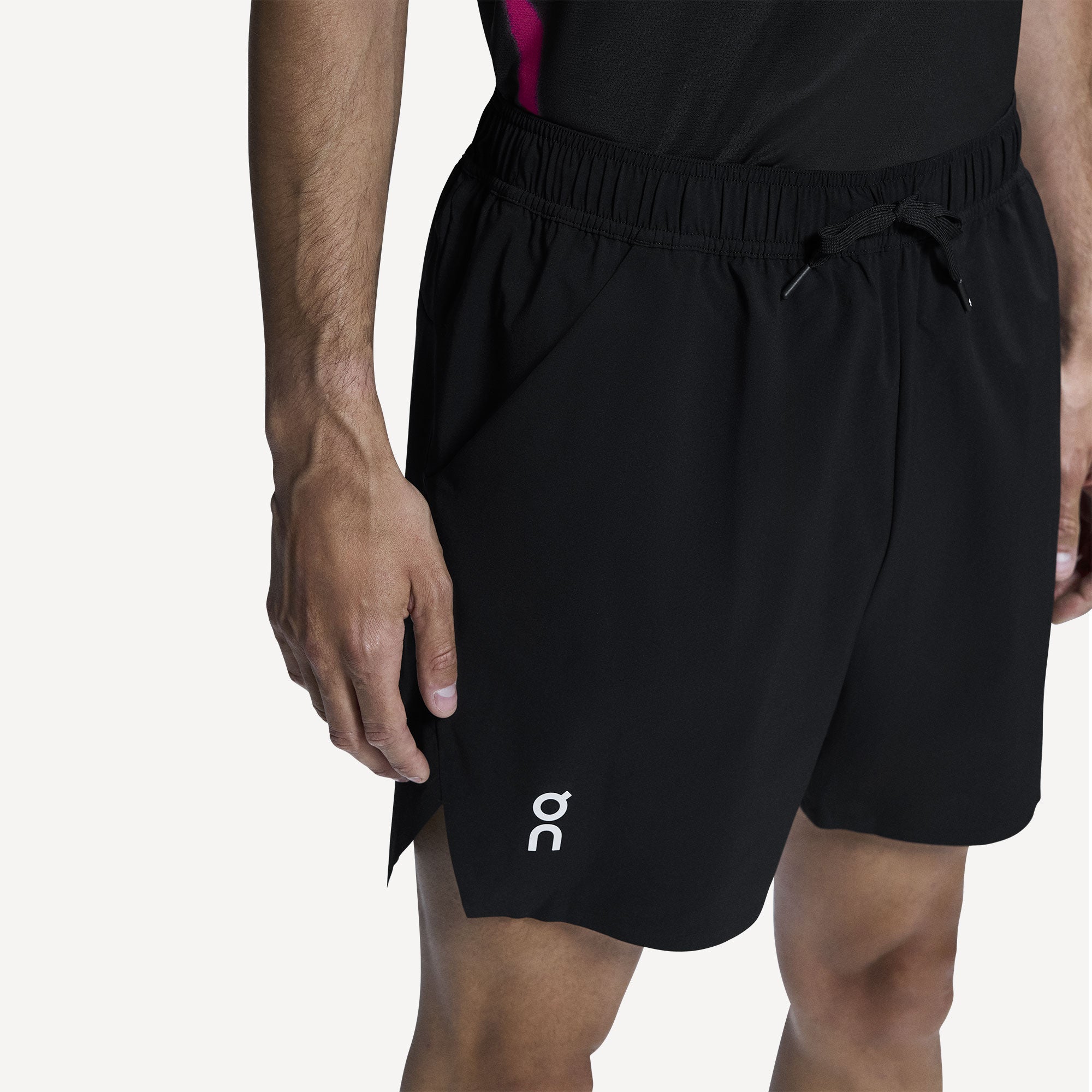 On Court Men's Tennis Shorts - Black (7)