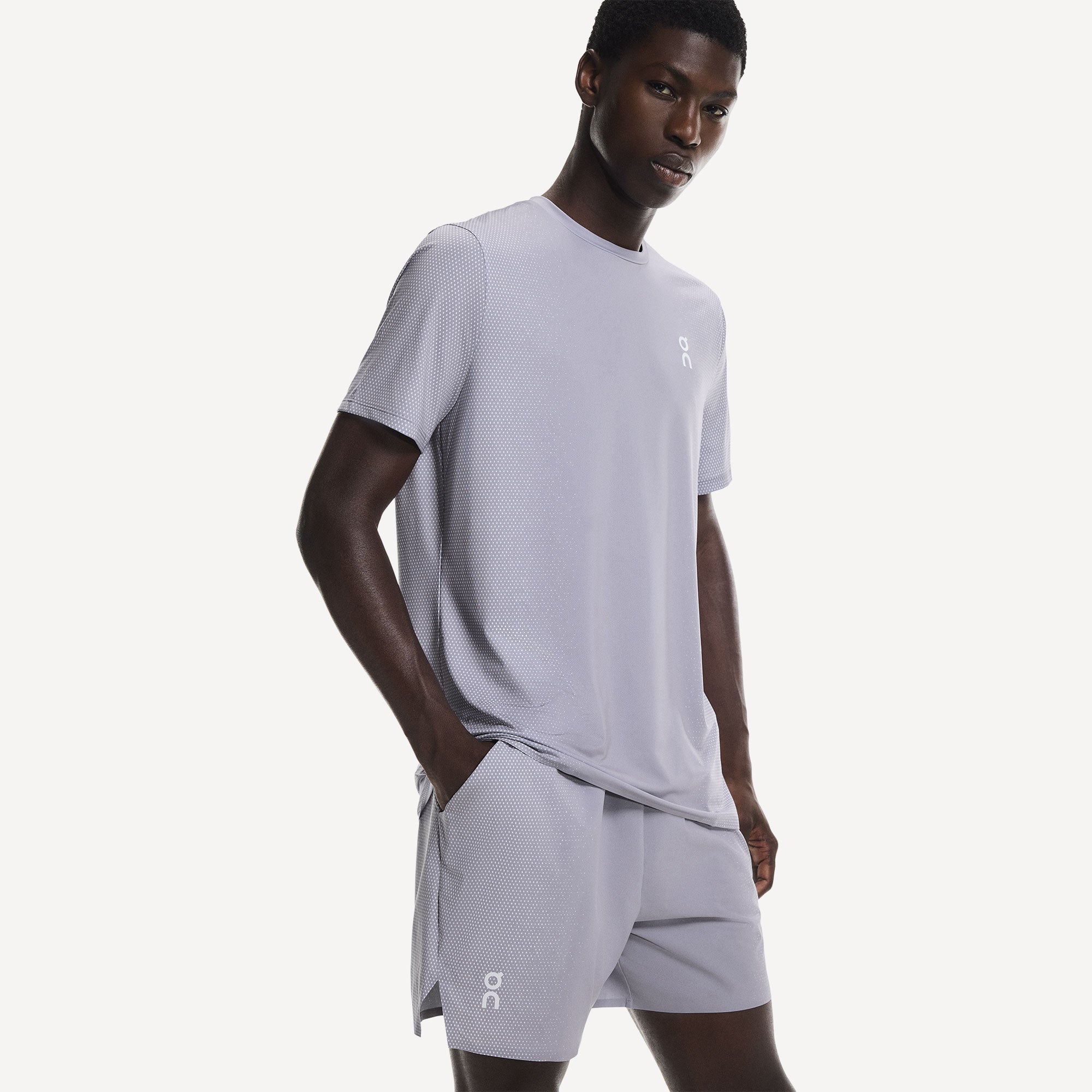 On Court Men's Tennis Shorts - Lilac (3)