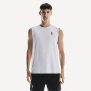 On Court Men's Tennis Tank - White (1)