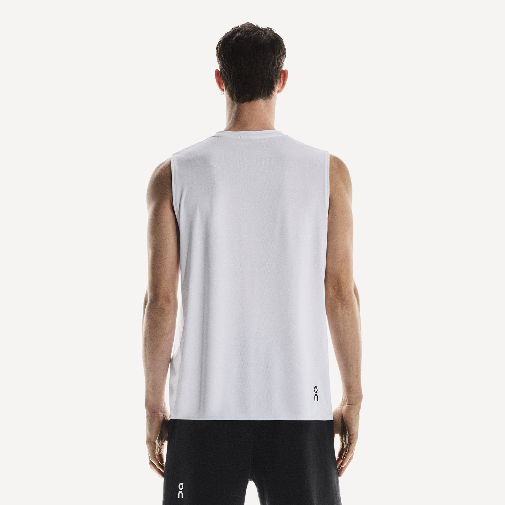 On Court Men's Tennis Tank - White (2)